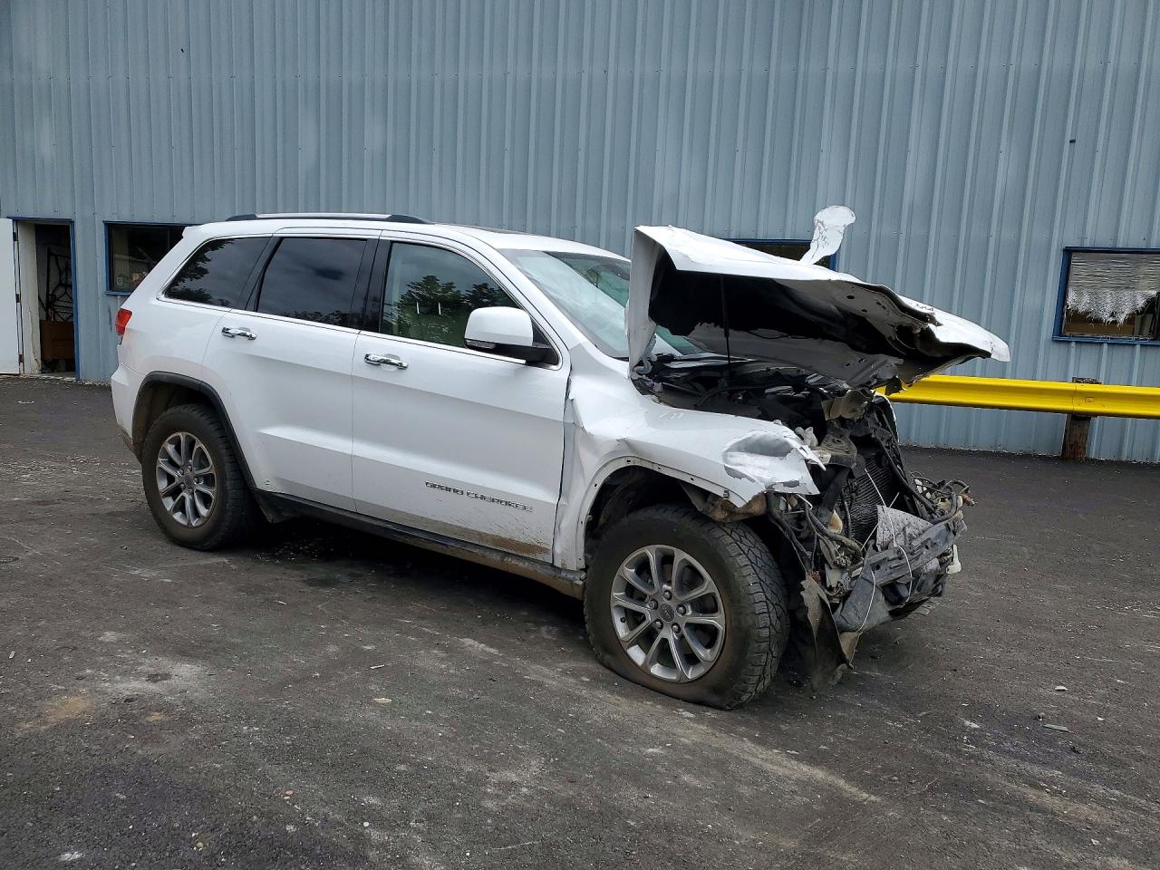 2014 Jeep Grand Cherokee Limited White vin: 1C4RJFBG1EC540545