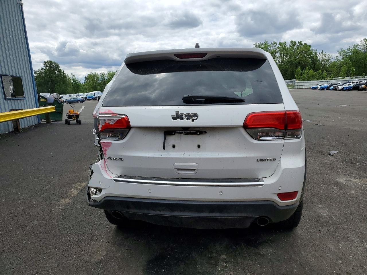 2014 Jeep Grand Cherokee Limited White vin: 1C4RJFBG1EC540545