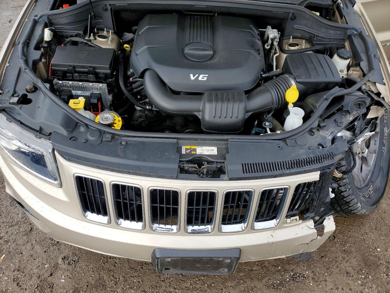 2014 Jeep Grand Cherokee Limited Желто-коричневый vin: 1C4RJFBG1EC545471