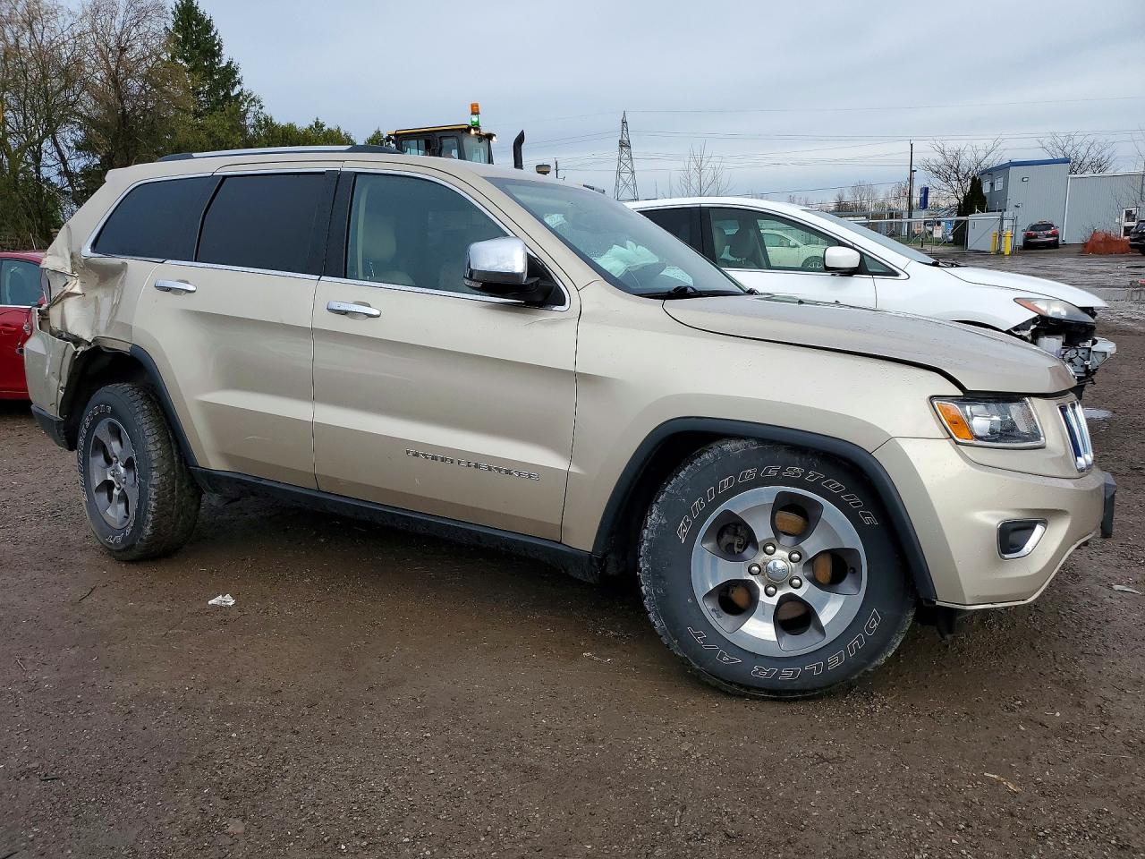 2014 Jeep Grand Cherokee Limited Желто-коричневый vin: 1C4RJFBG1EC545471