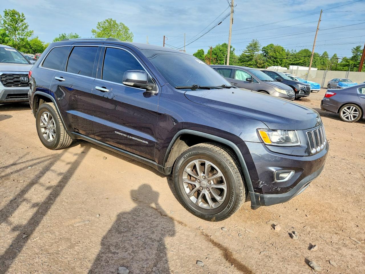 2014 Jeep Grand Cherokee Limited Серый vin: 1C4RJFBG1EC546216