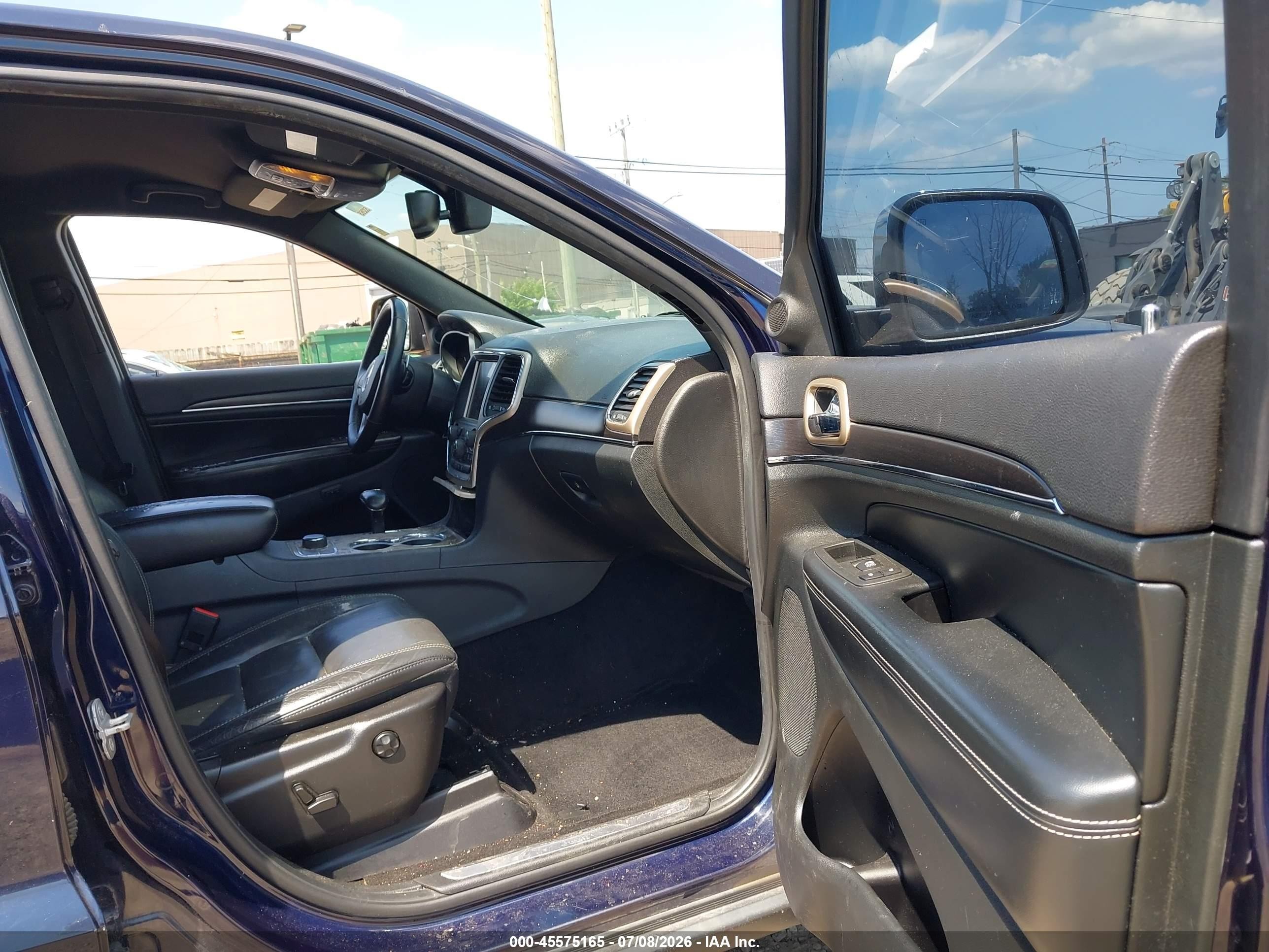 2014 Jeep Grand Cherokee Limited Синий vin: 1C4RJFBG1EC549584