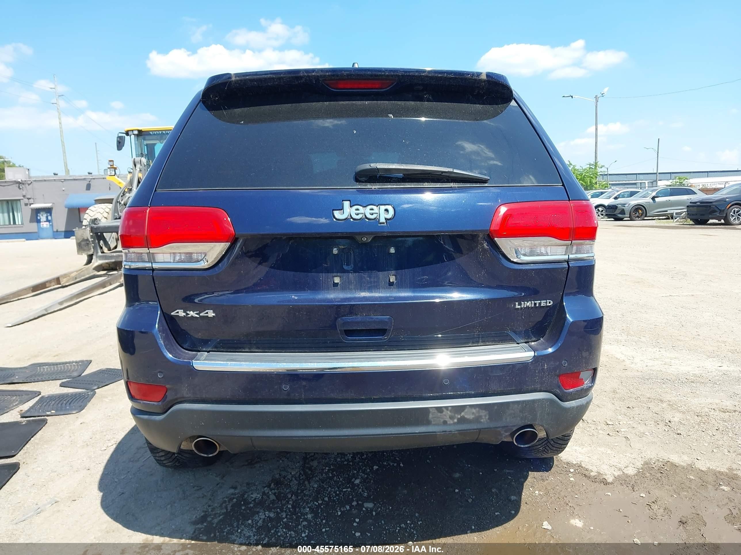 2014 Jeep Grand Cherokee Limited Синий vin: 1C4RJFBG1EC549584