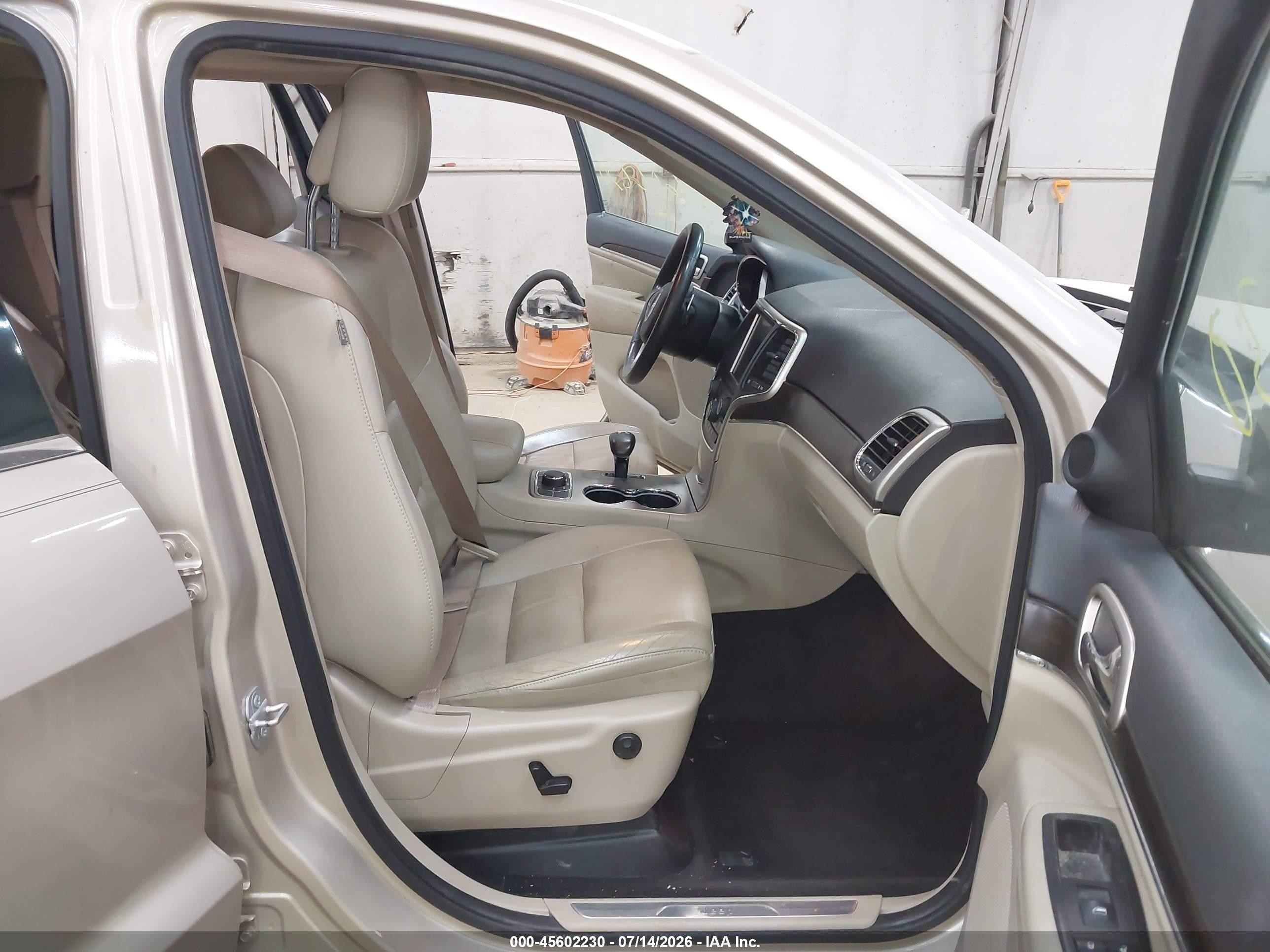 2014 Jeep Grand Cherokee Limited Gold vin: 1C4RJFBG1EC578387