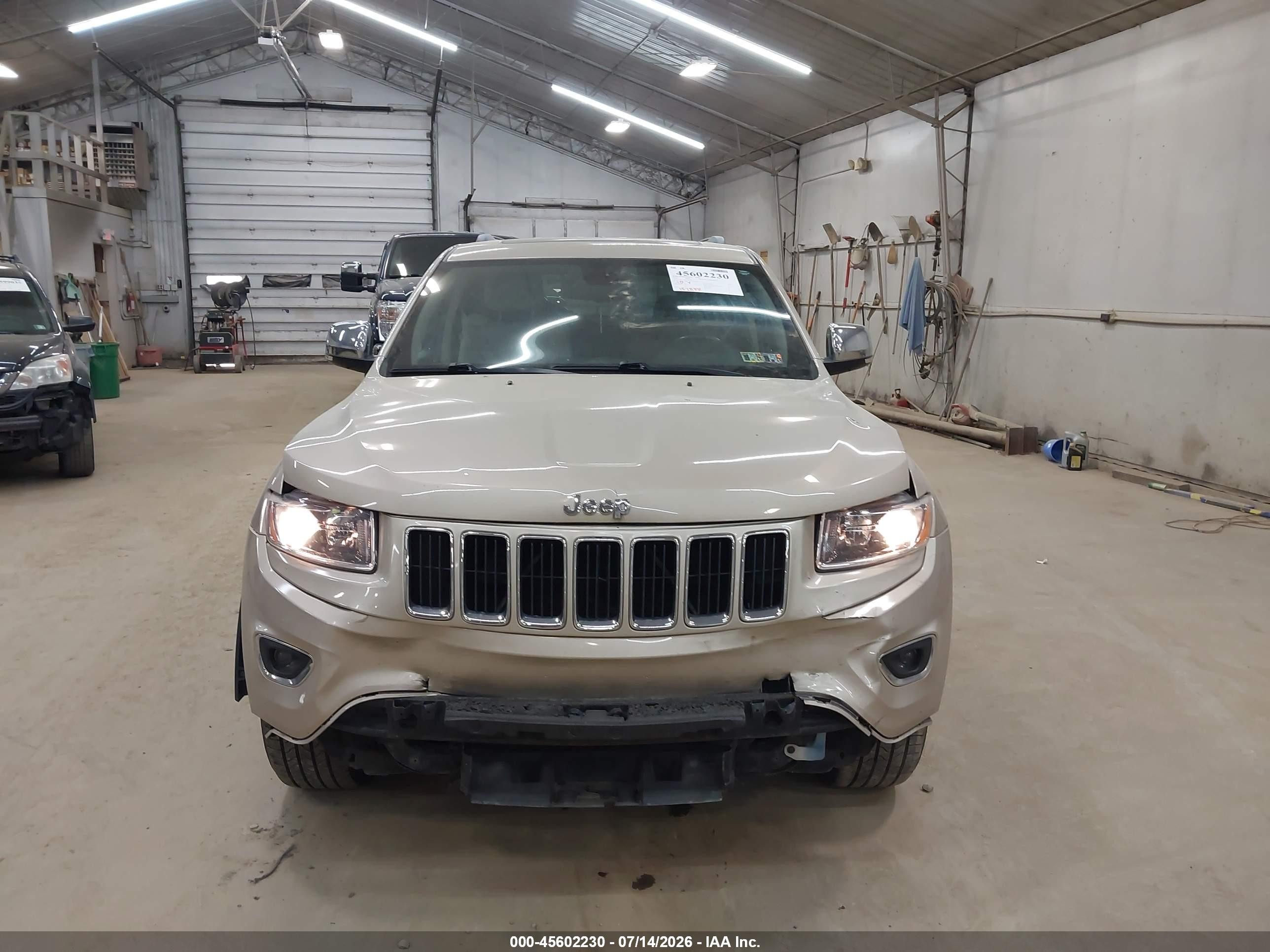 2014 Jeep Grand Cherokee Limited Gold vin: 1C4RJFBG1EC578387