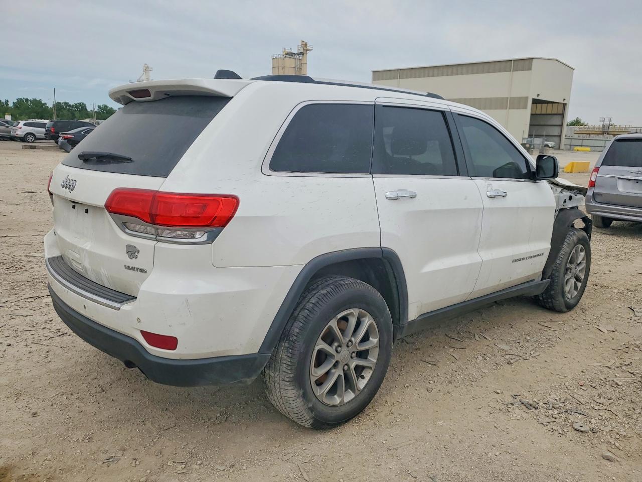2015 Jeep Grand Cherokee Limited White vin: 1C4RJFBG1FC136212