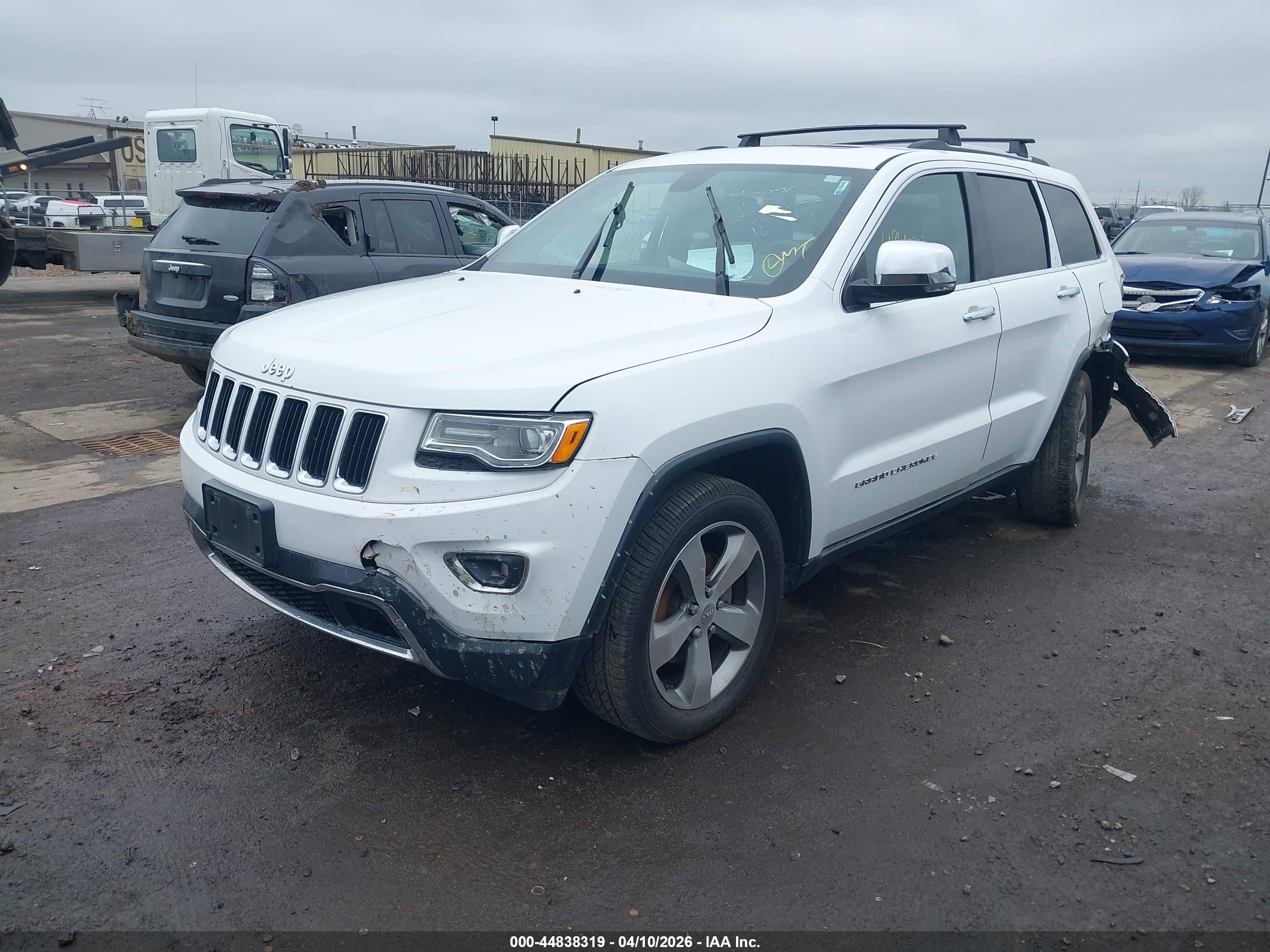 2015 Jeep Grand Cherokee Limited White vin: 1C4RJFBG1FC159036