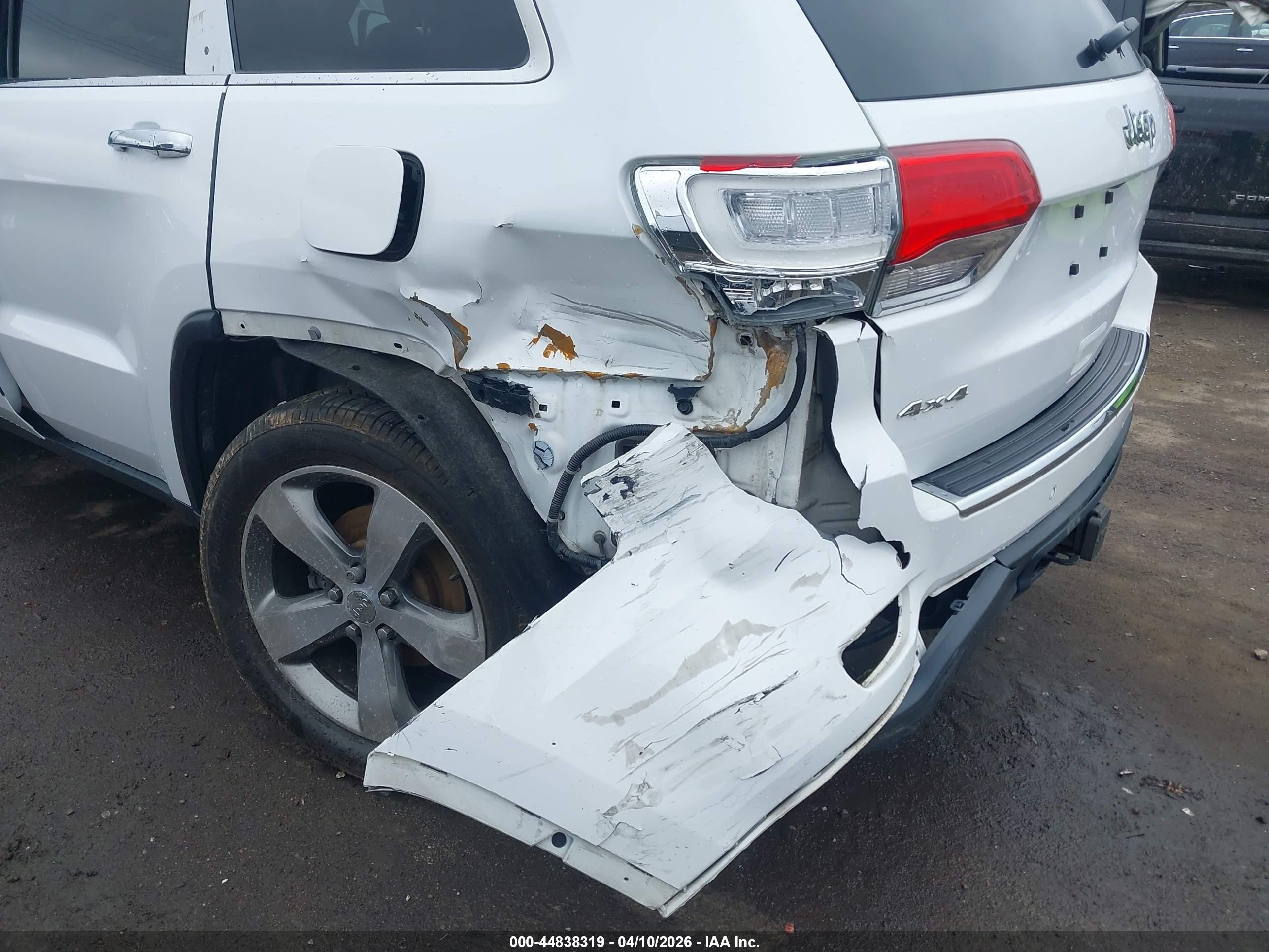2015 Jeep Grand Cherokee Limited White vin: 1C4RJFBG1FC159036