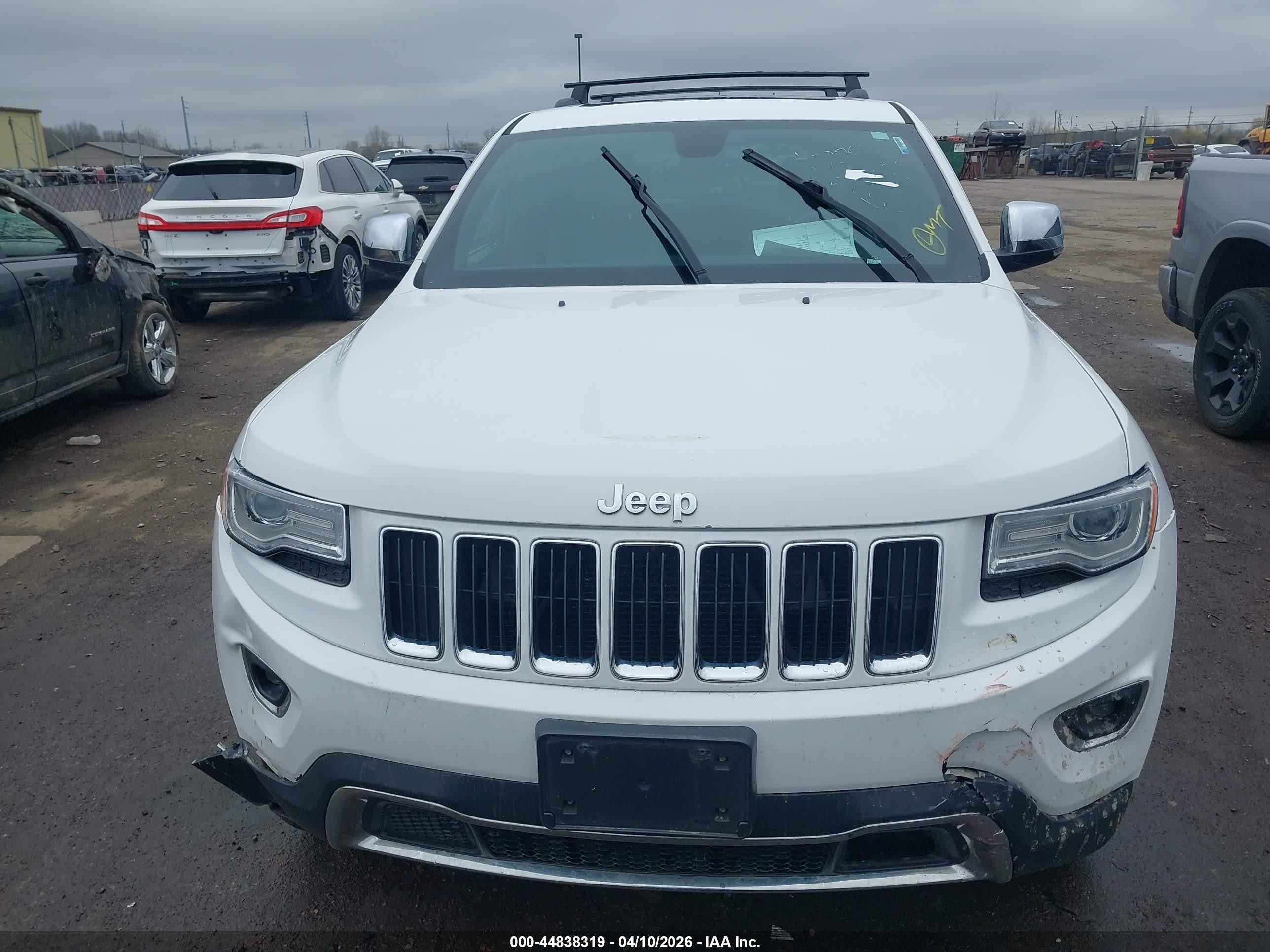2015 Jeep Grand Cherokee Limited White vin: 1C4RJFBG1FC159036