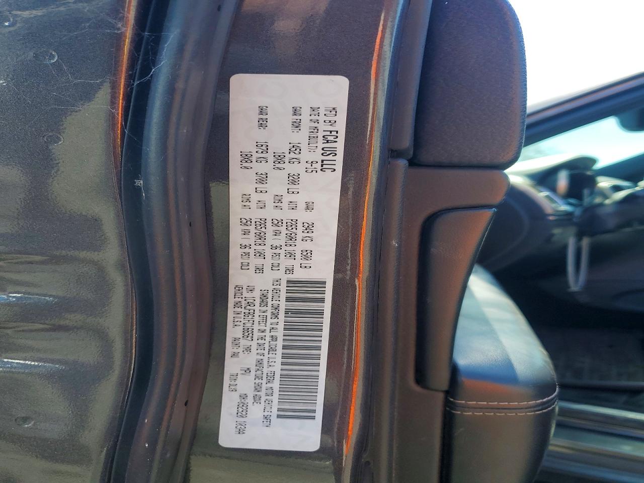2015 Jeep Grand Cherokee Limited Угольный vin: 1C4RJFBG1FC166567