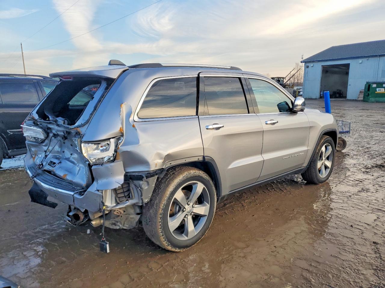 2015 Jeep Grand Cherokee Limited Silver vin: 1C4RJFBG1FC190772