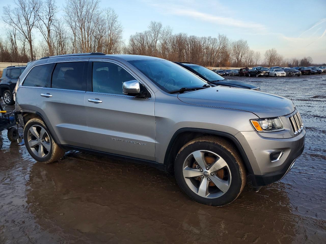 2015 Jeep Grand Cherokee Limited Silver vin: 1C4RJFBG1FC190772