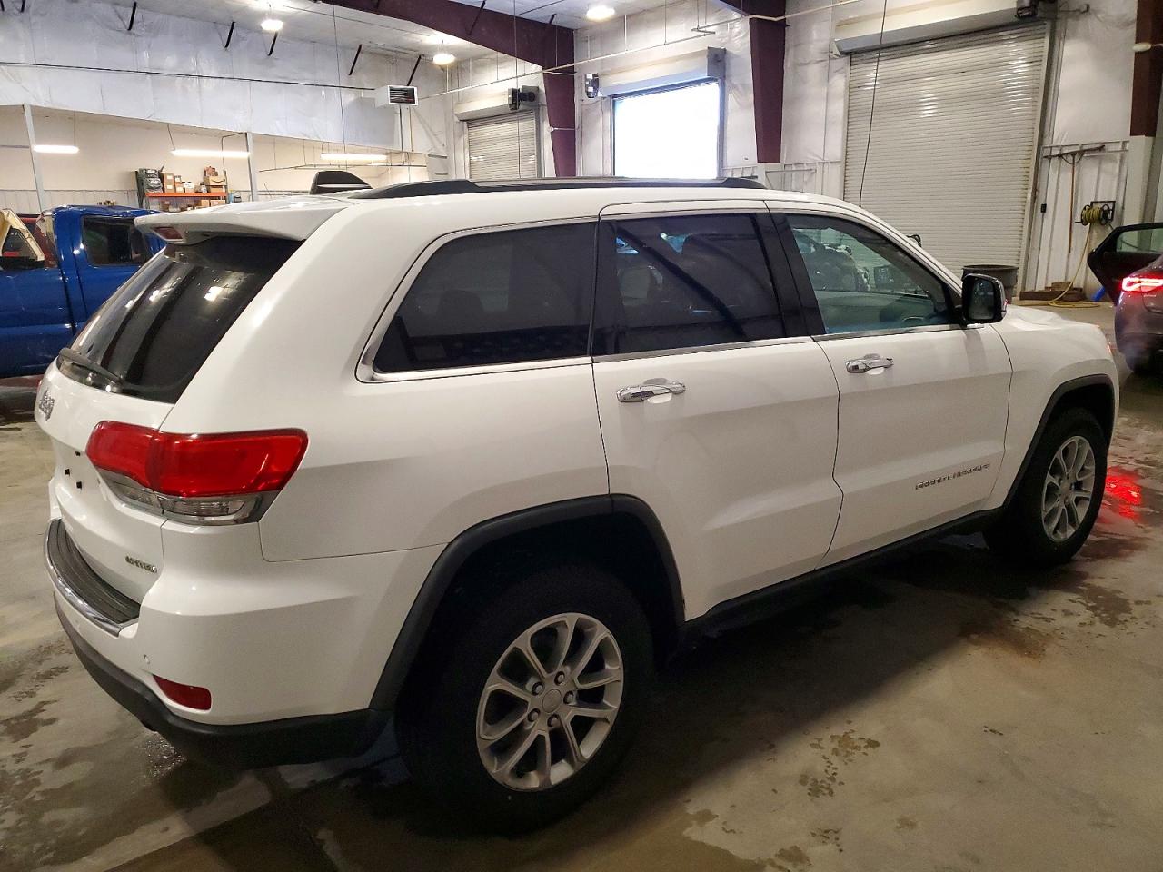 2015 Jeep Grand Cherokee Limited White vin: 1C4RJFBG1FC207425