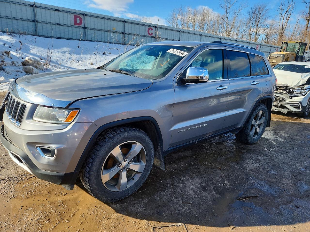 2015 Jeep Grand Cherokee Limited Silver vin: 1C4RJFBG1FC211622