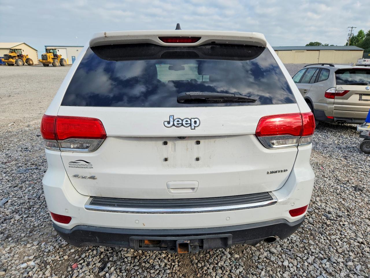 2015 Jeep Grand Cherokee Limited White vin: 1C4RJFBG1FC214066