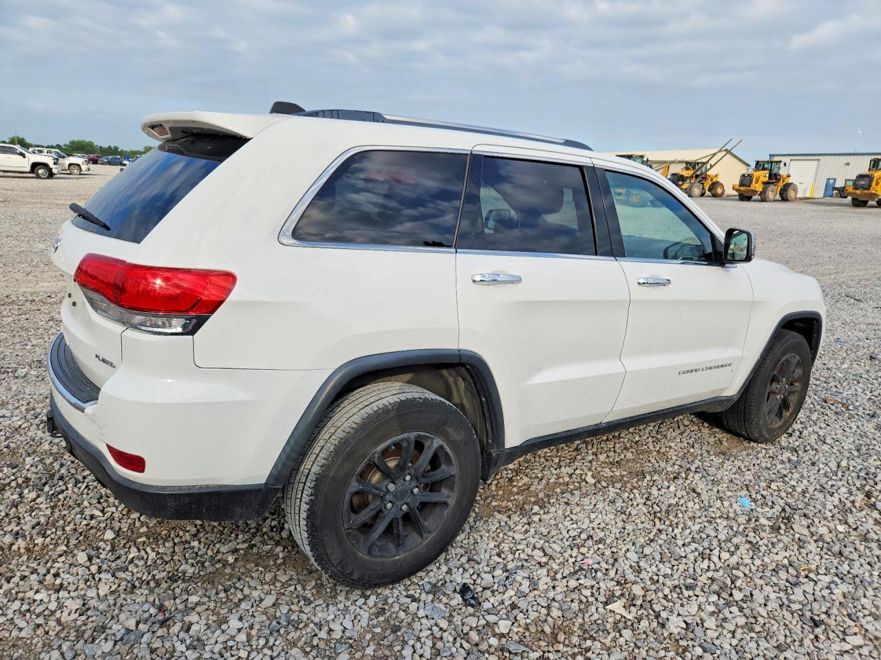 2015 Jeep Grand Cherokee Limited White vin: 1C4RJFBG1FC214066