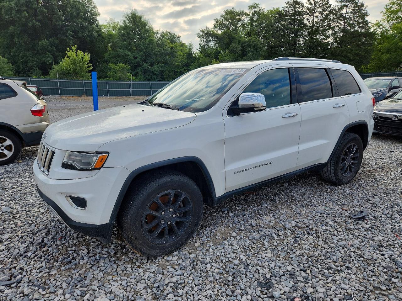 2015 Jeep Grand Cherokee Limited White vin: 1C4RJFBG1FC214066