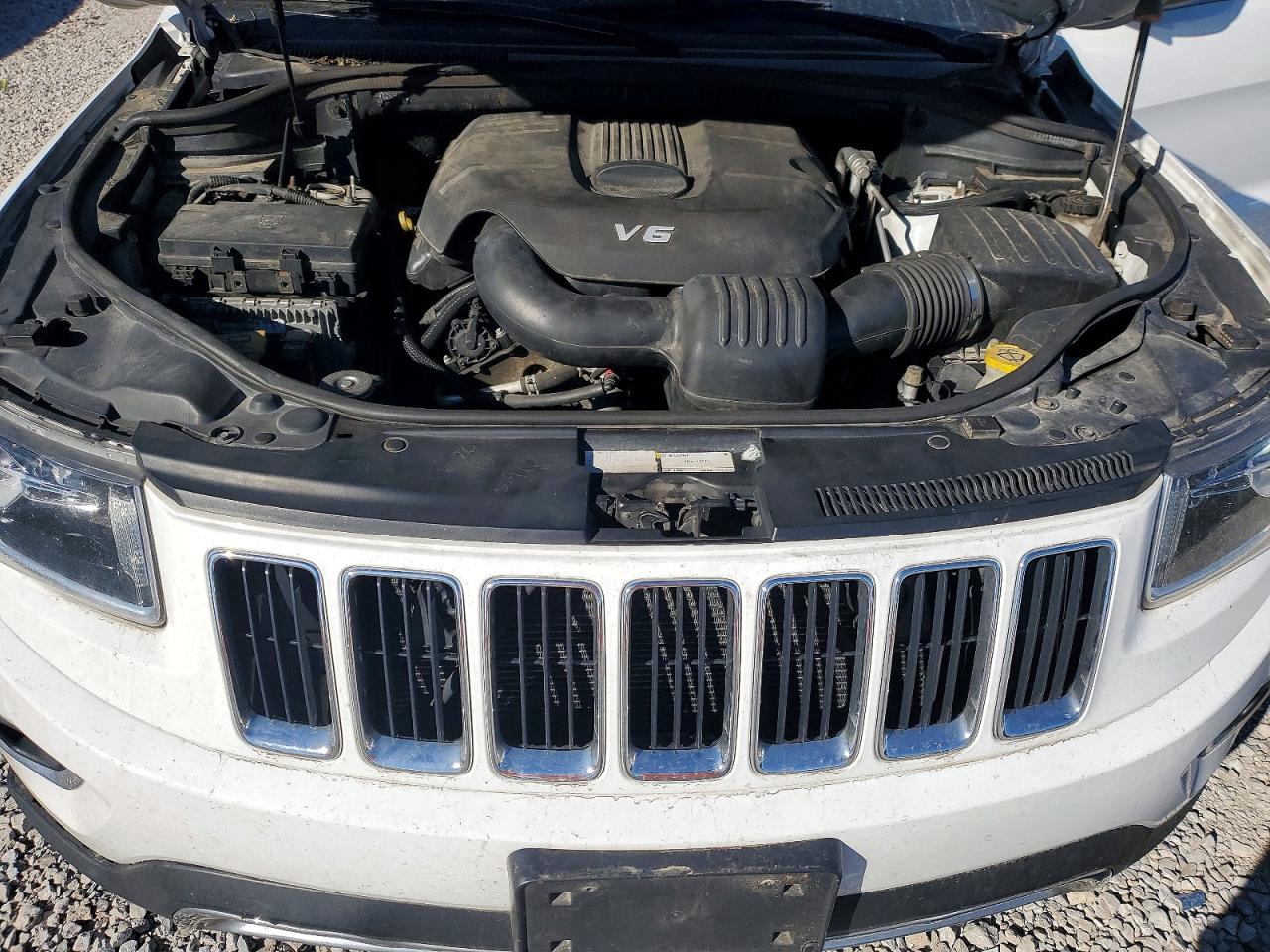 2015 Jeep Grand Cherokee Limited White vin: 1C4RJFBG1FC214746