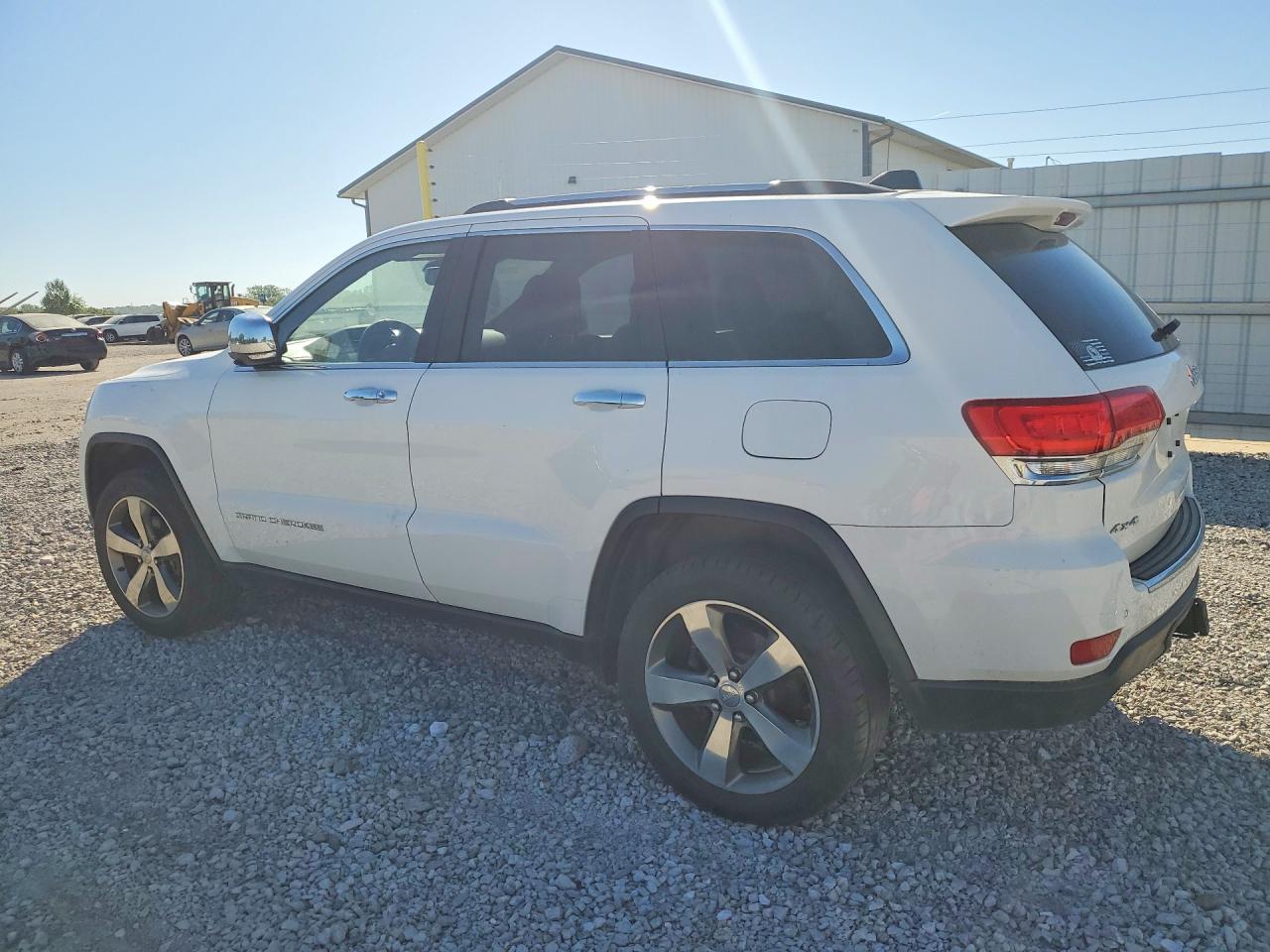 2015 Jeep Grand Cherokee Limited White vin: 1C4RJFBG1FC214746