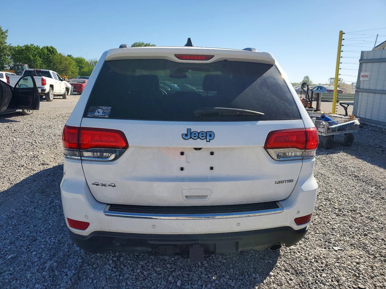 2015 Jeep Grand Cherokee Limited White vin: 1C4RJFBG1FC214746