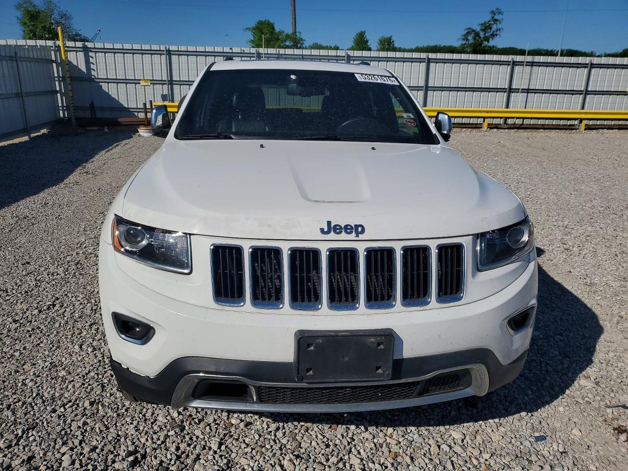 2015 Jeep Grand Cherokee Limited White vin: 1C4RJFBG1FC214746