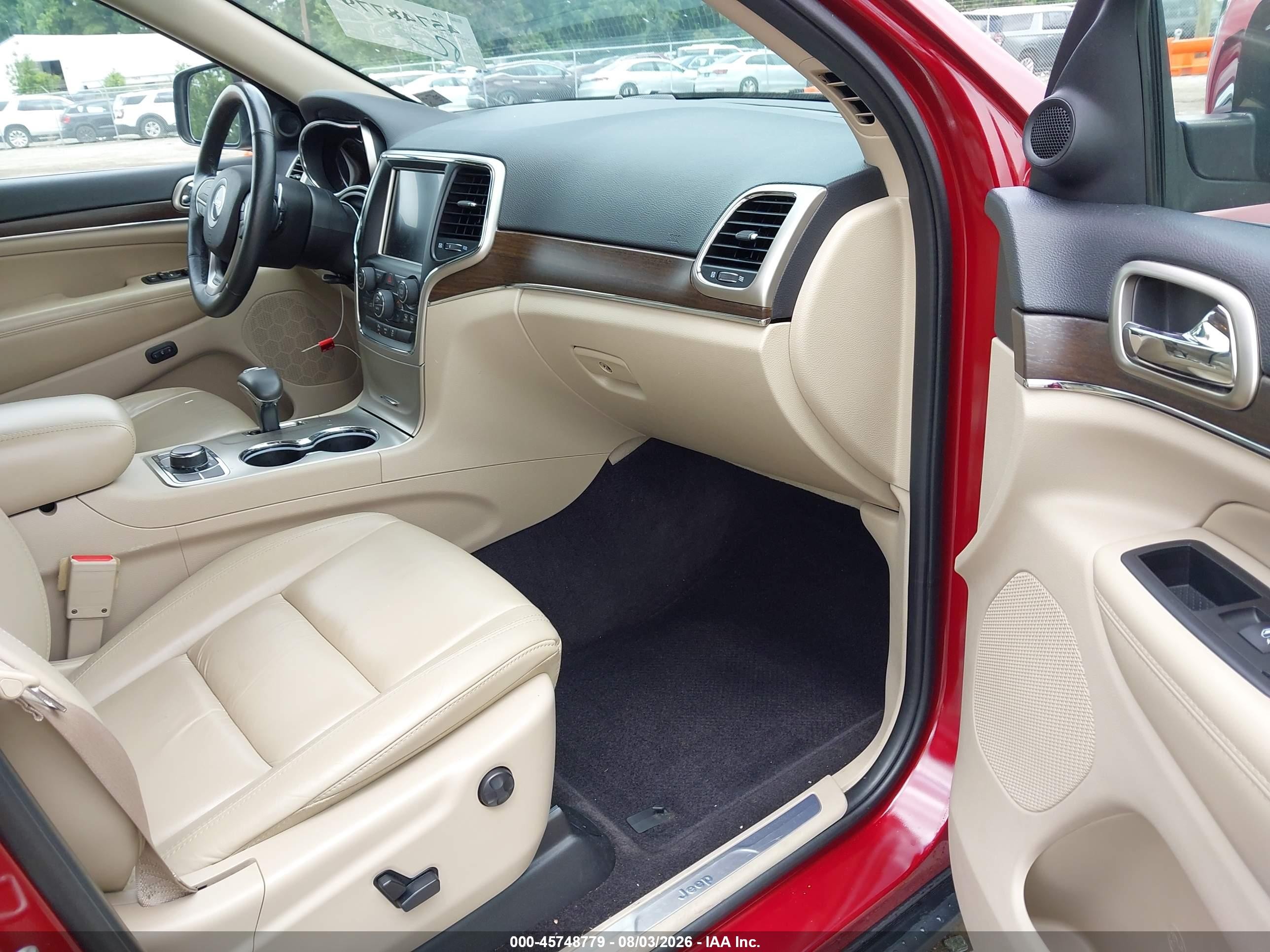 2015 Jeep Grand Cherokee Limited Red vin: 1C4RJFBG1FC226539