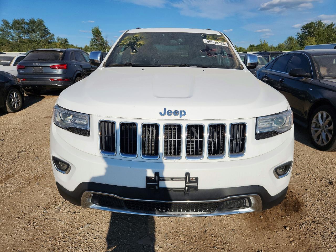 2015 Jeep Grand Cherokee Limited White vin: 1C4RJFBG1FC235063