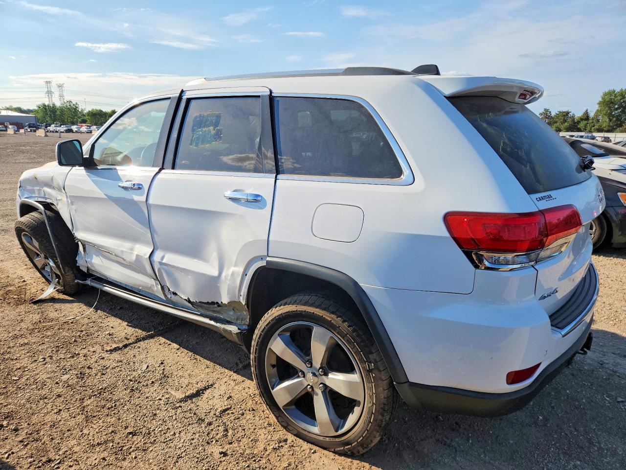 2015 Jeep Grand Cherokee Limited White vin: 1C4RJFBG1FC235063