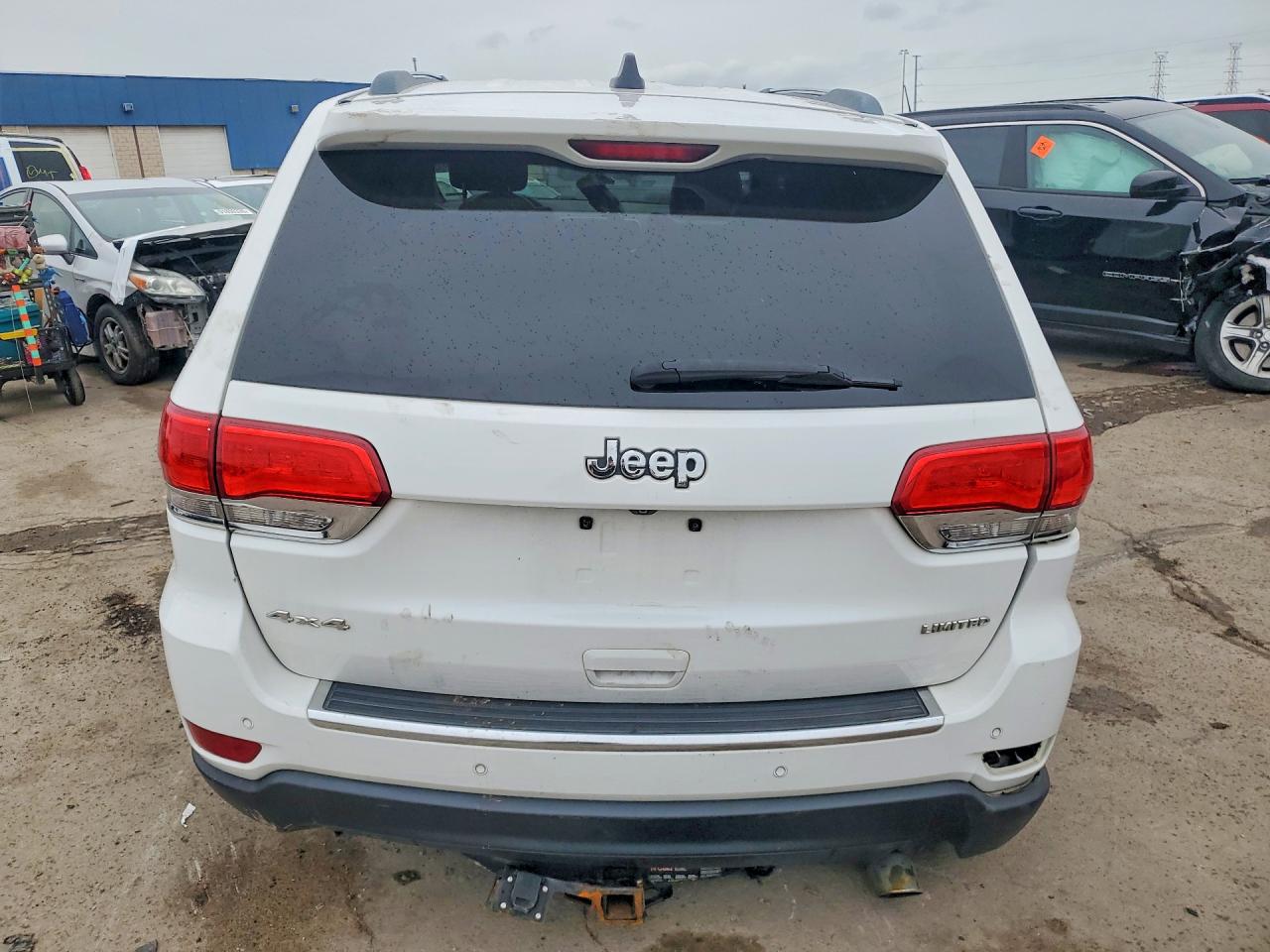 2015 Jeep Grand Cherokee Limited White vin: 1C4RJFBG1FC604472