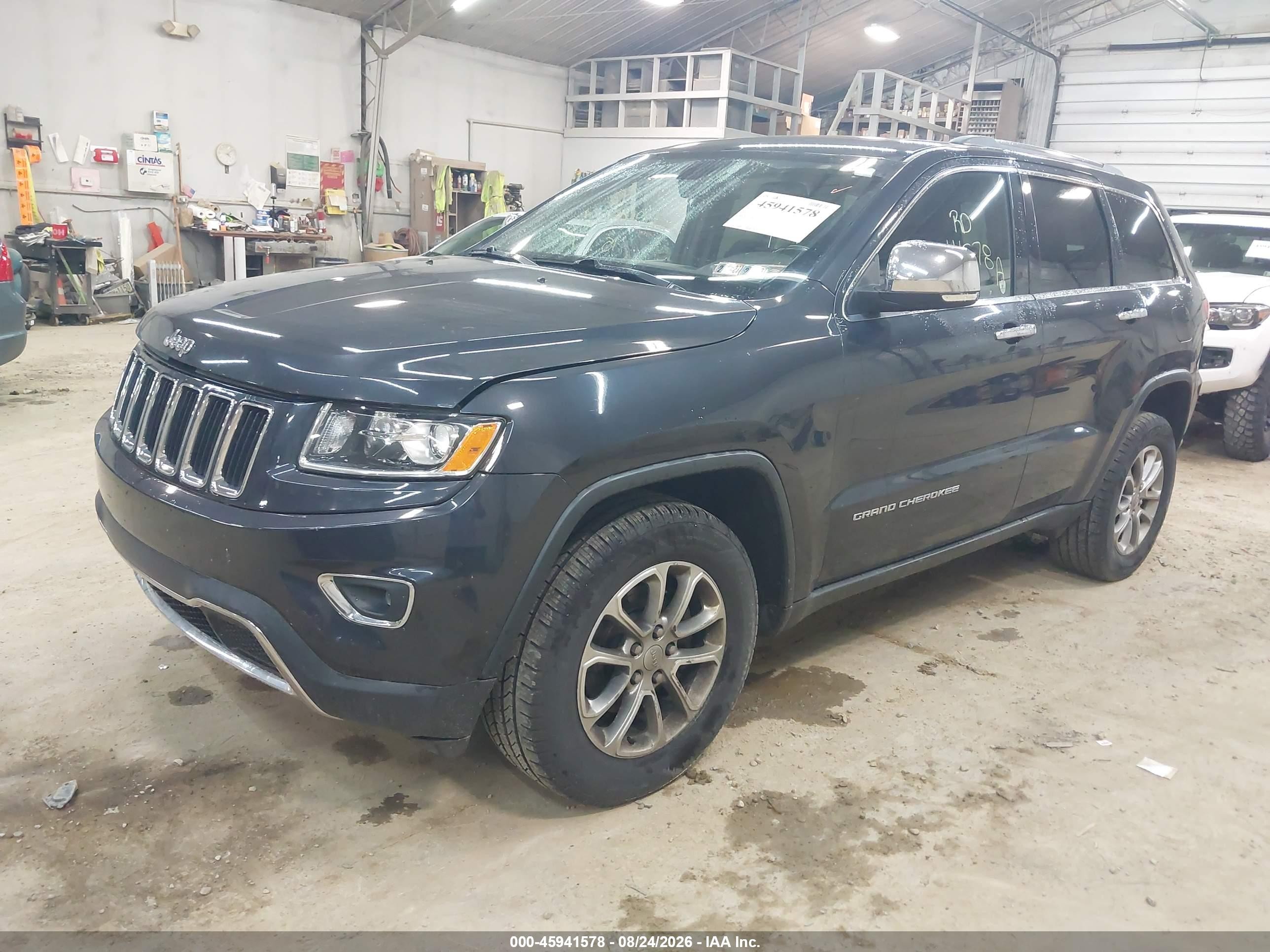2015 Jeep Grand Cherokee Limited Black vin: 1C4RJFBG1FC611843