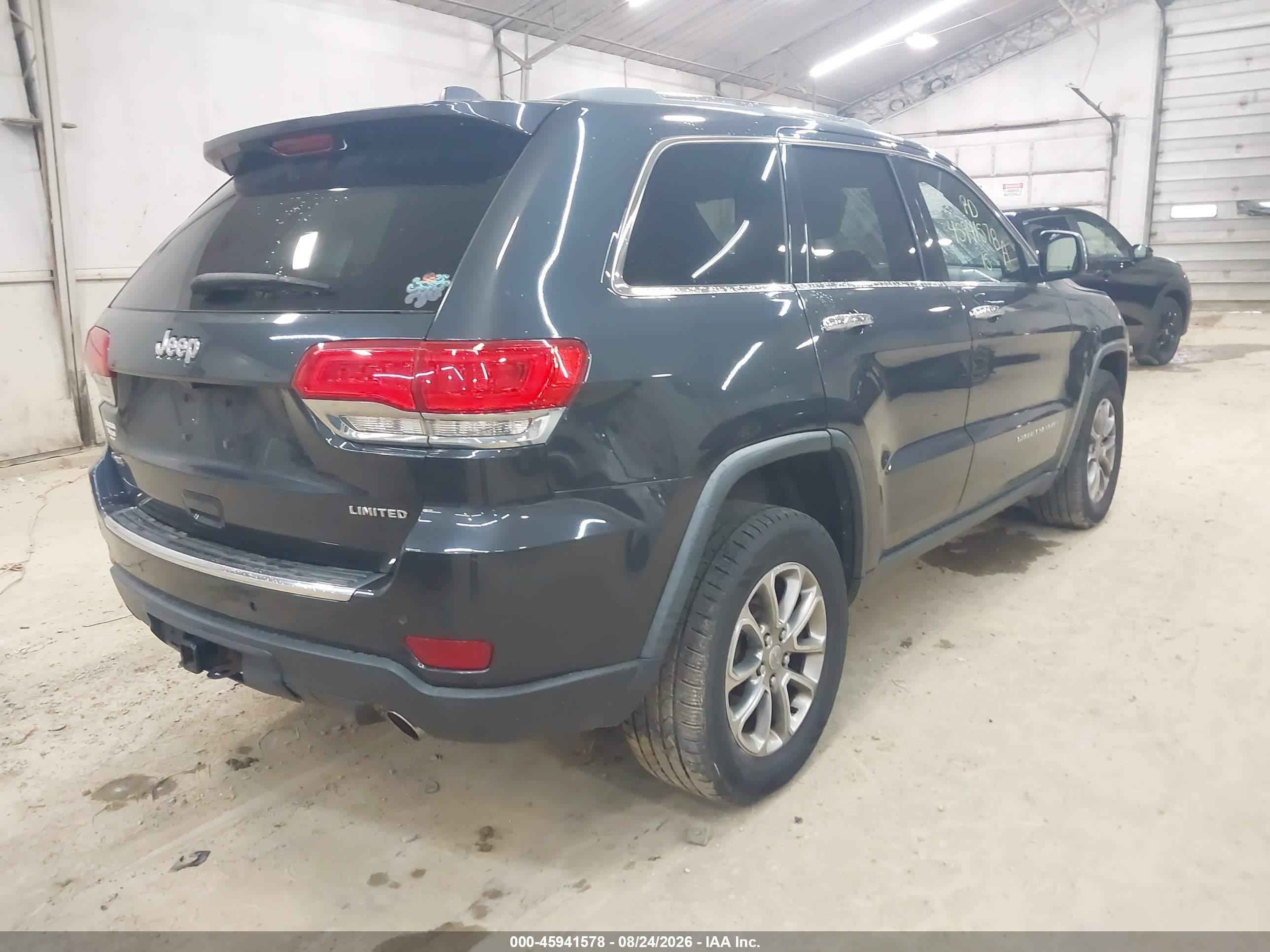 2015 Jeep Grand Cherokee Limited Black vin: 1C4RJFBG1FC611843