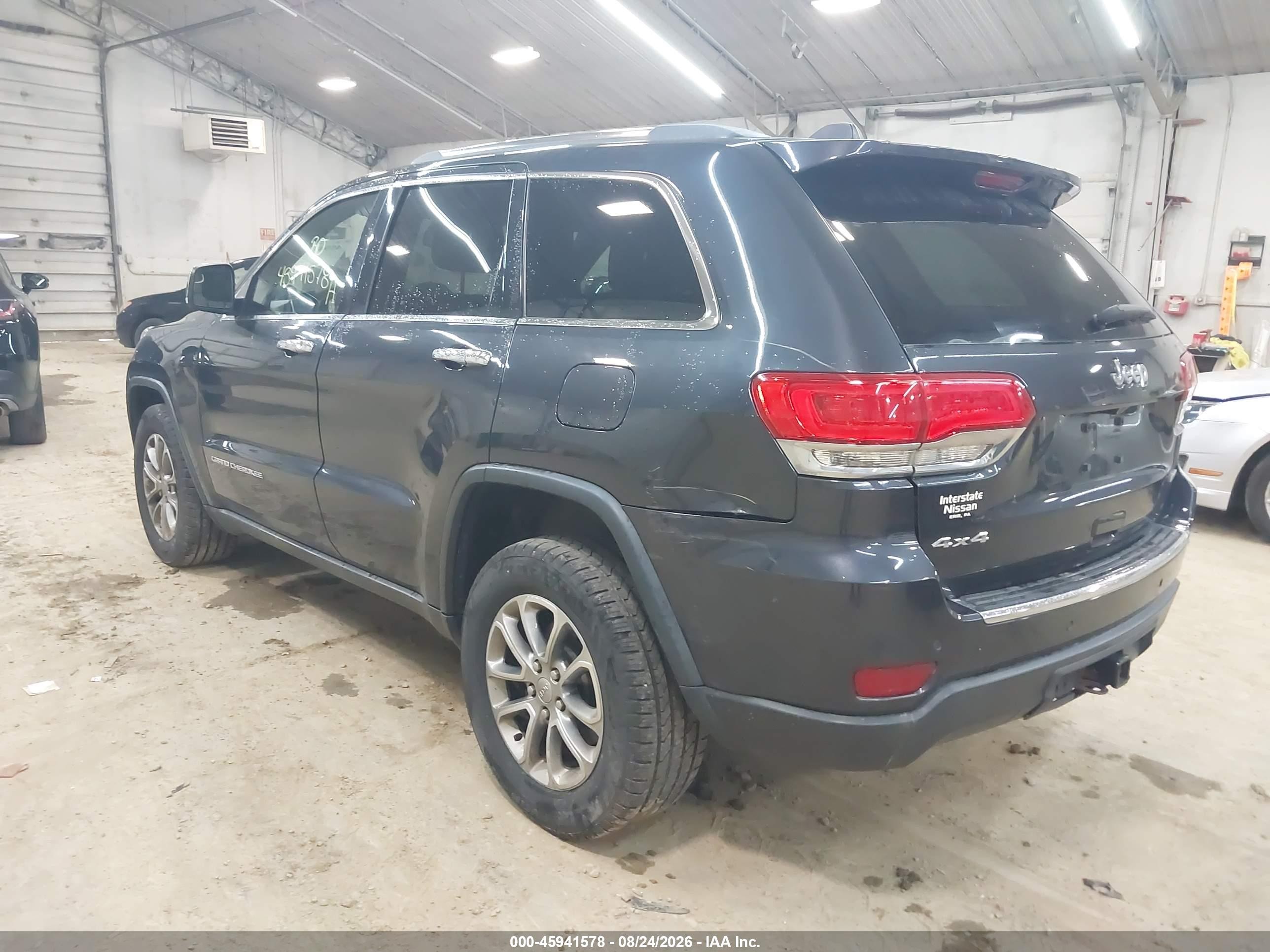2015 Jeep Grand Cherokee Limited Black vin: 1C4RJFBG1FC611843