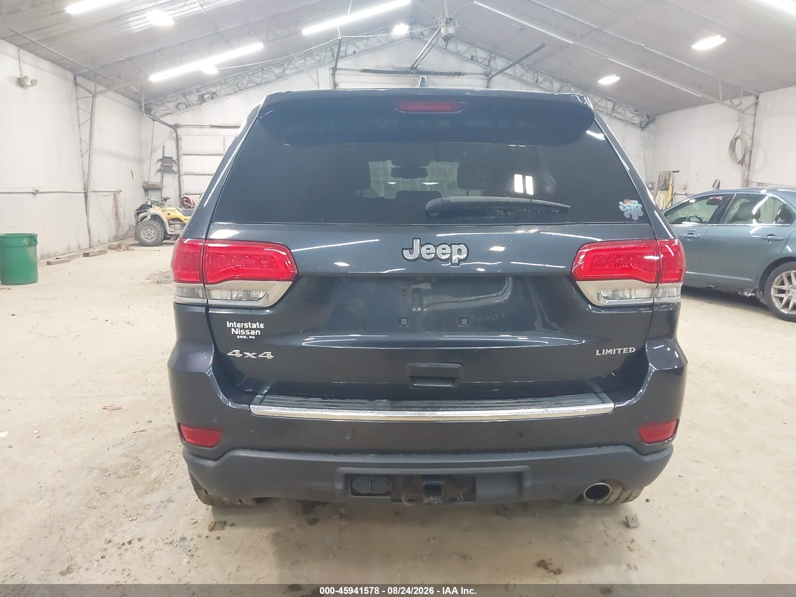 2015 Jeep Grand Cherokee Limited Black vin: 1C4RJFBG1FC611843