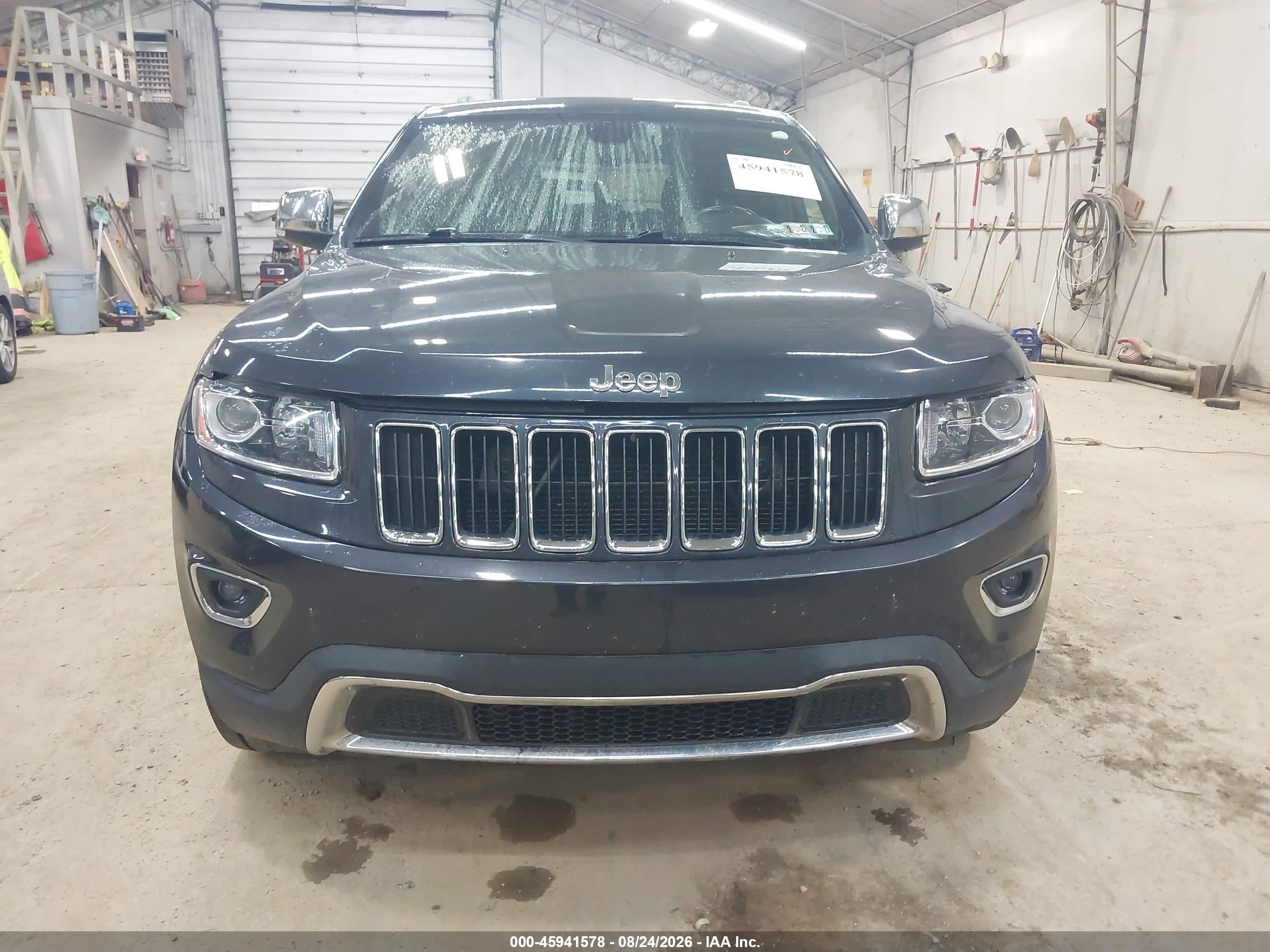 2015 Jeep Grand Cherokee Limited Black vin: 1C4RJFBG1FC611843
