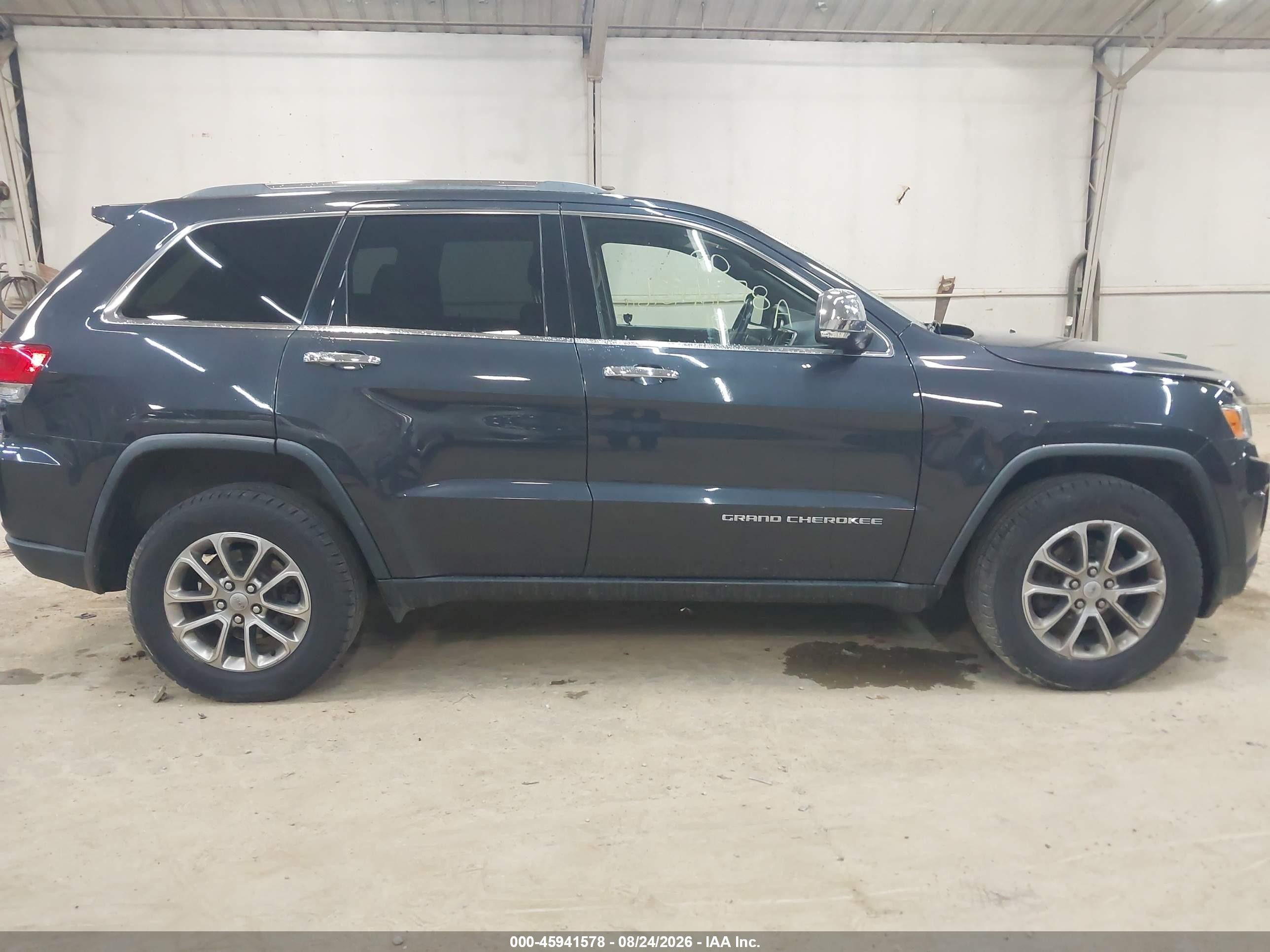 2015 Jeep Grand Cherokee Limited Black vin: 1C4RJFBG1FC611843