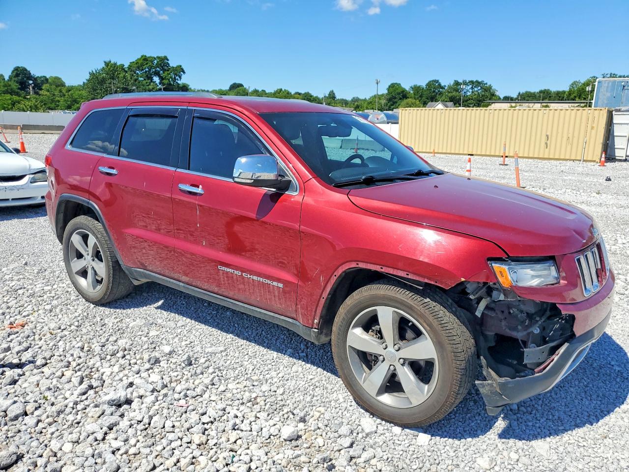 2015 Jeep Grand Cherokee Limited Red vin: 1C4RJFBG1FC631381