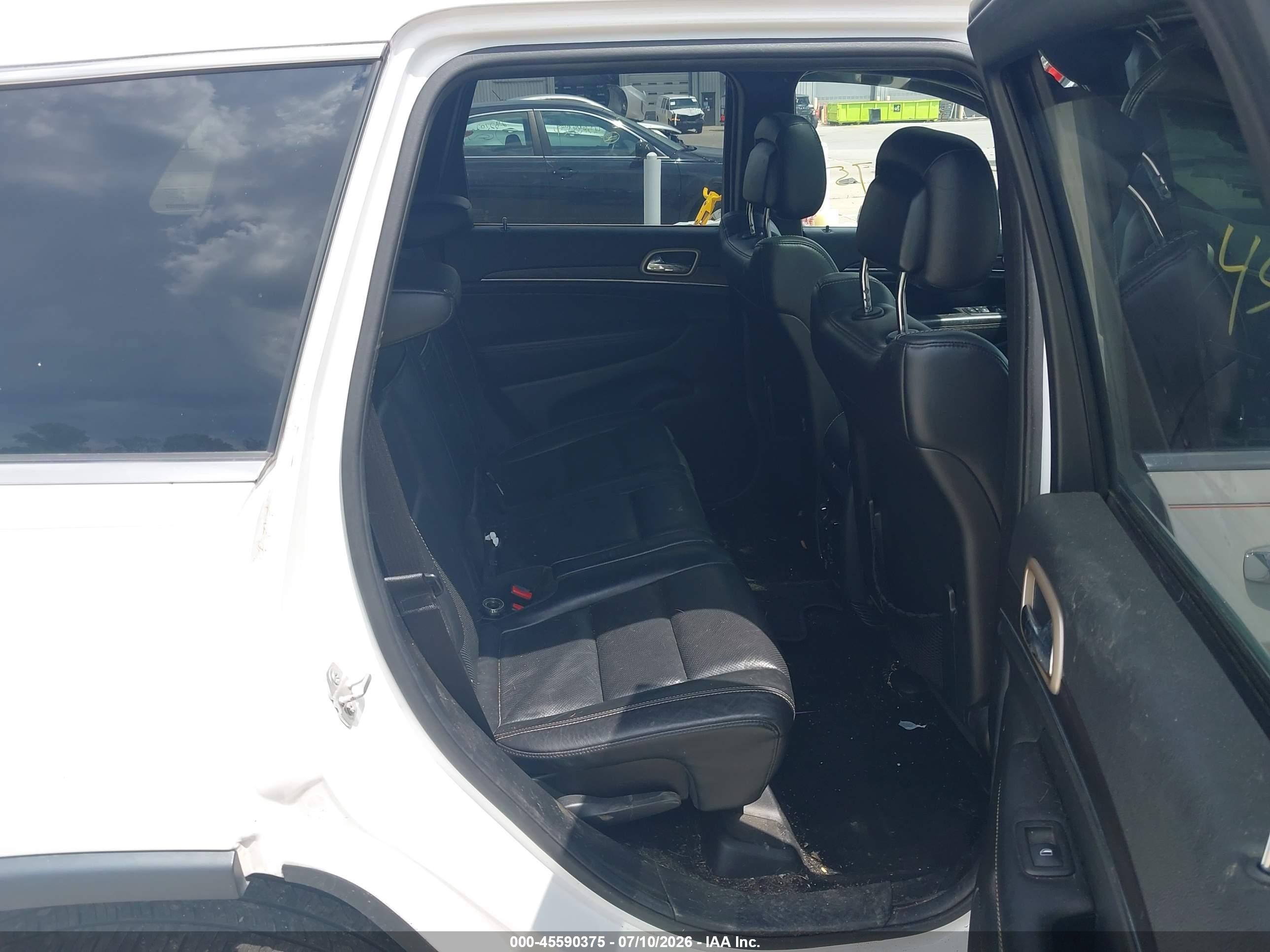 2015 Jeep Grand Cherokee Limited White vin: 1C4RJFBG1FC650187