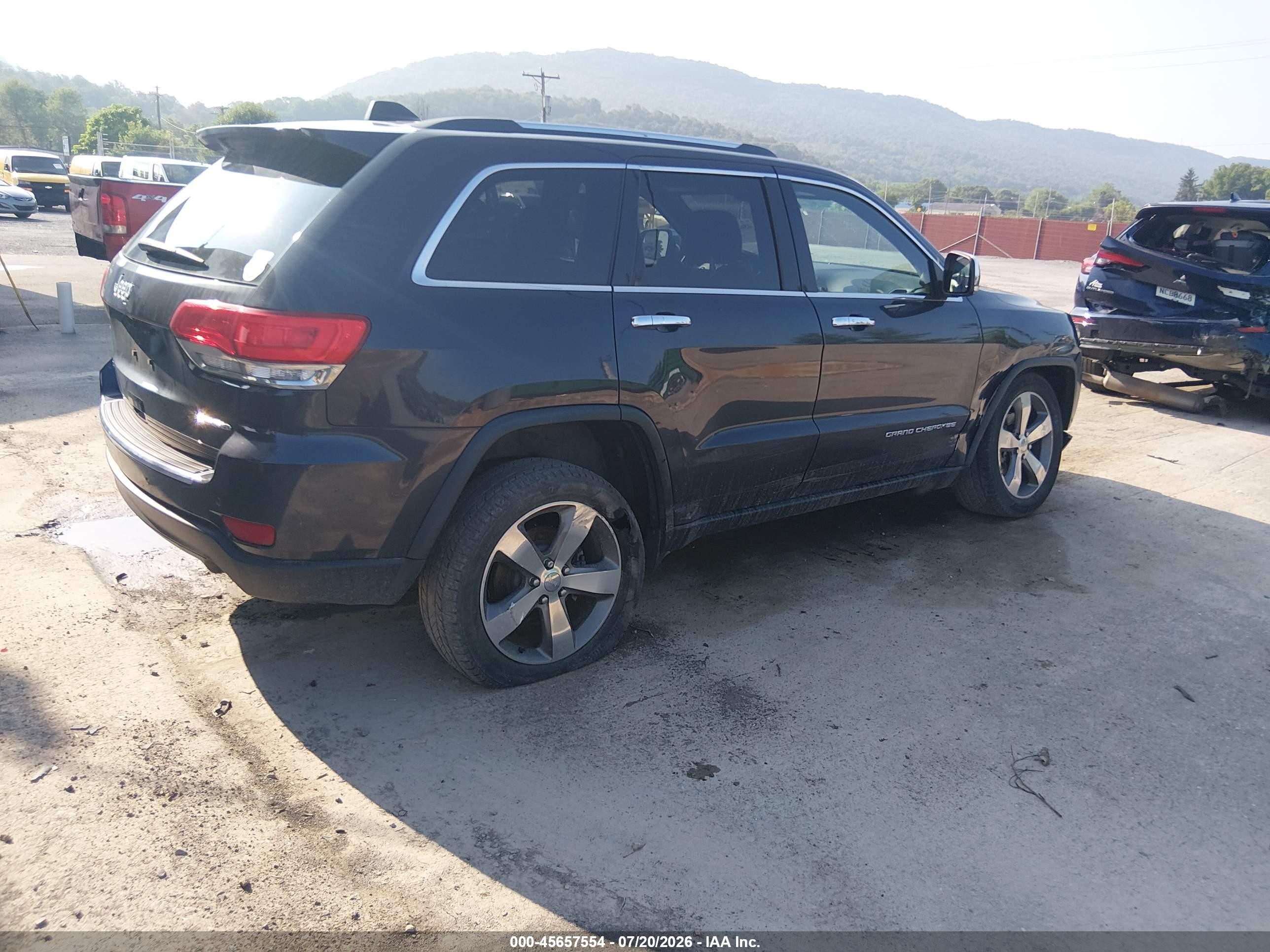 2015 Jeep Grand Cherokee Limited Dark Blue vin: 1C4RJFBG1FC698420