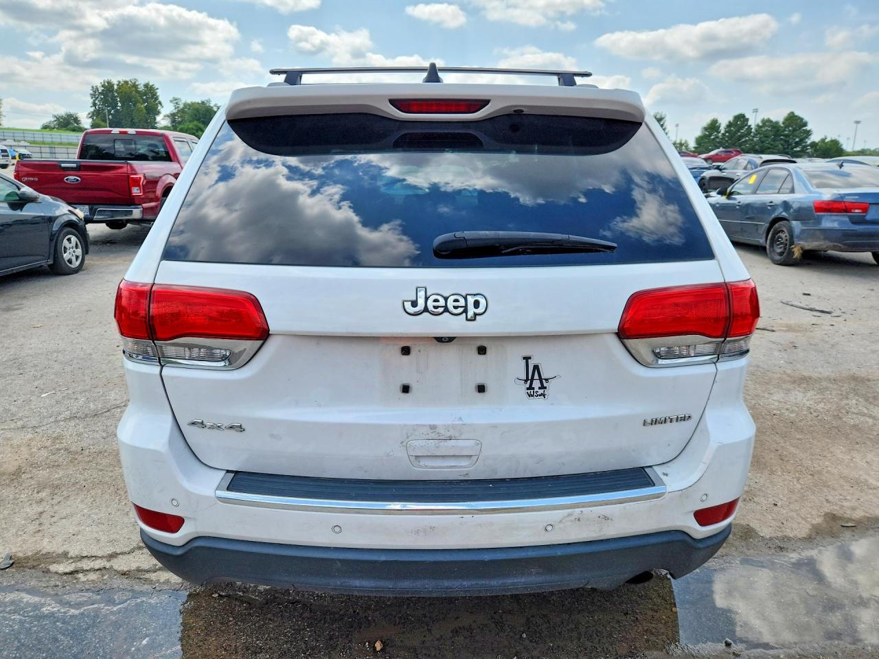 2015 Jeep Grand Cherokee Limited White vin: 1C4RJFBG1FC708475