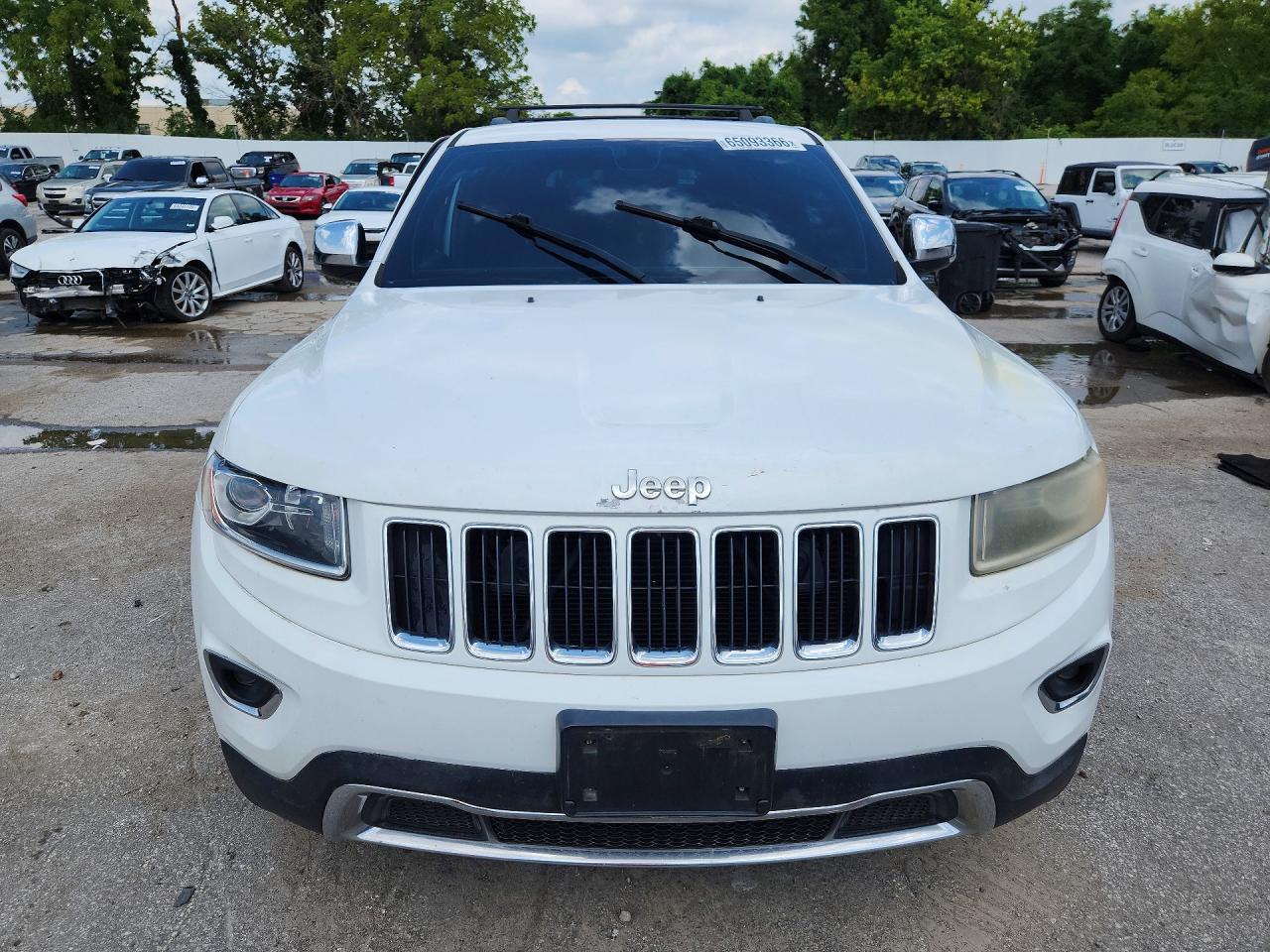 2015 Jeep Grand Cherokee Limited White vin: 1C4RJFBG1FC708475