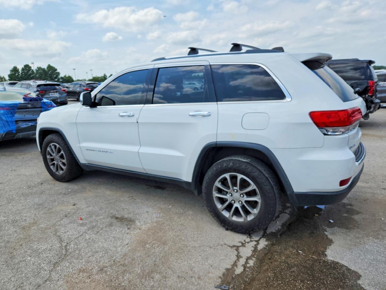 2015 Jeep Grand Cherokee Limited White vin: 1C4RJFBG1FC708475