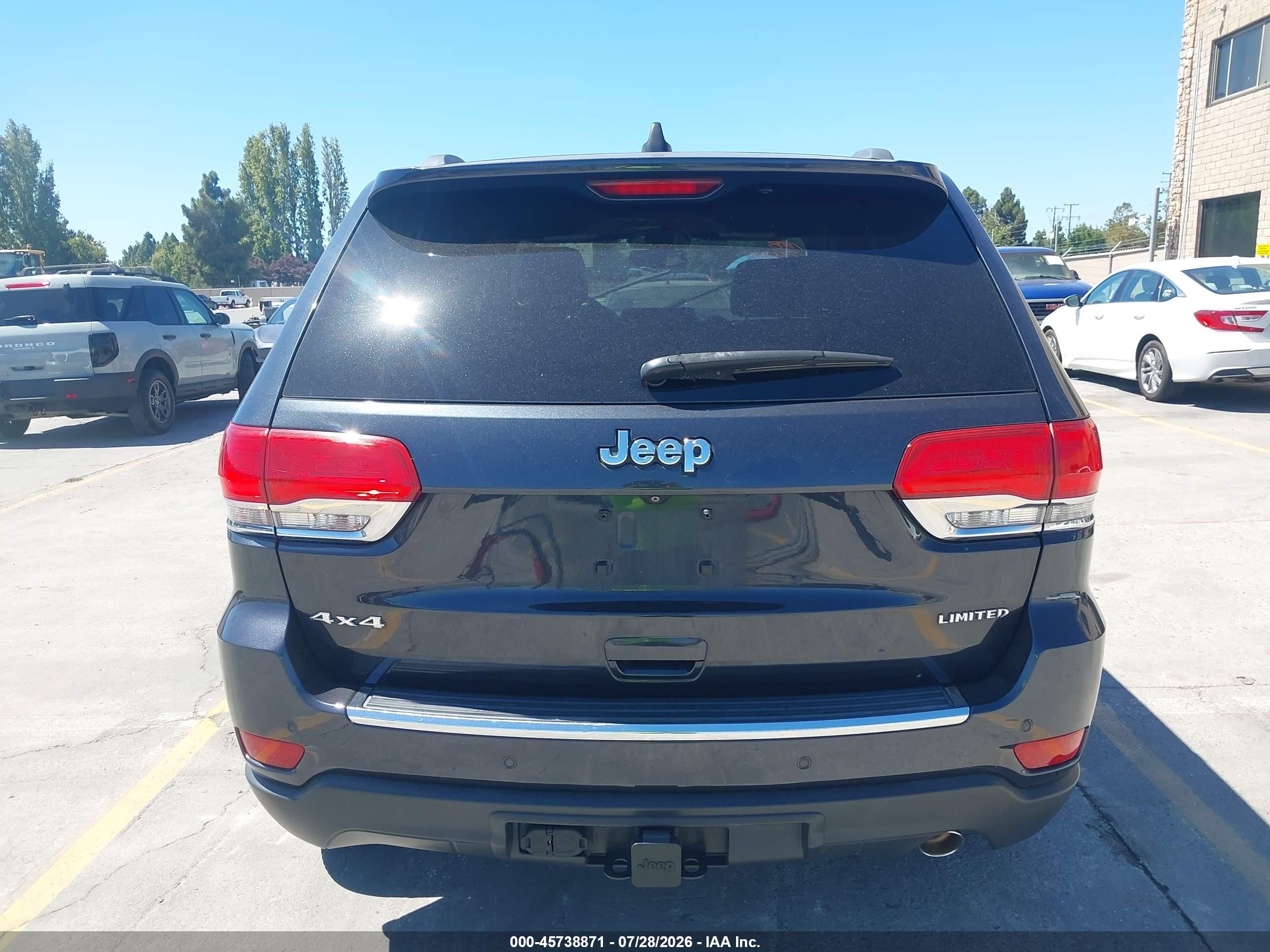 2015 Jeep Grand Cherokee Limited Gray vin: 1C4RJFBG1FC840846