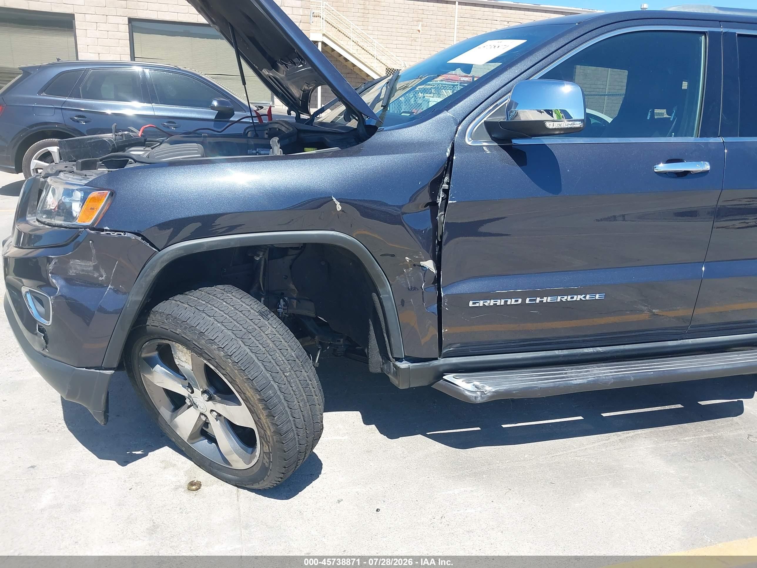 2015 Jeep Grand Cherokee Limited Gray vin: 1C4RJFBG1FC840846