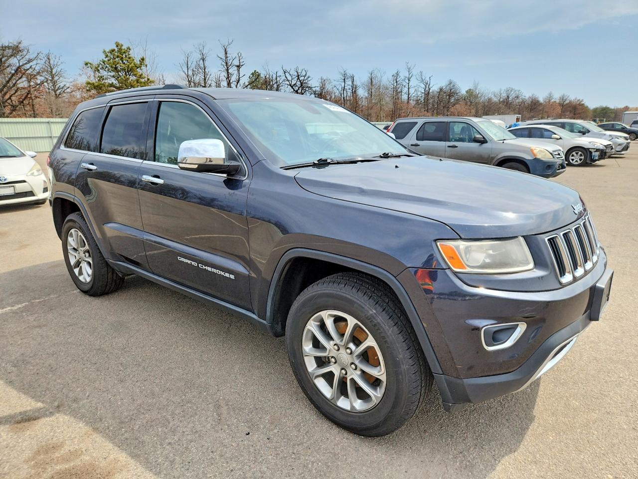 2015 Jeep Gr Cherokee Blue vin: 1C4RJFBG1FC876181