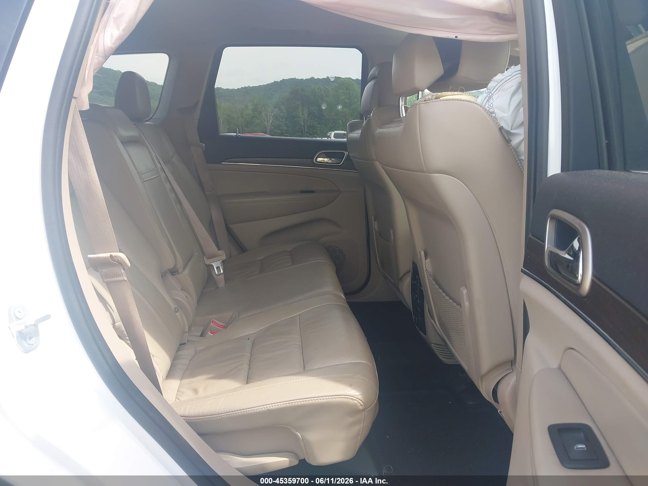 2015 Jeep Grand Cherokee Limited White vin: 1C4RJFBG1FC877296