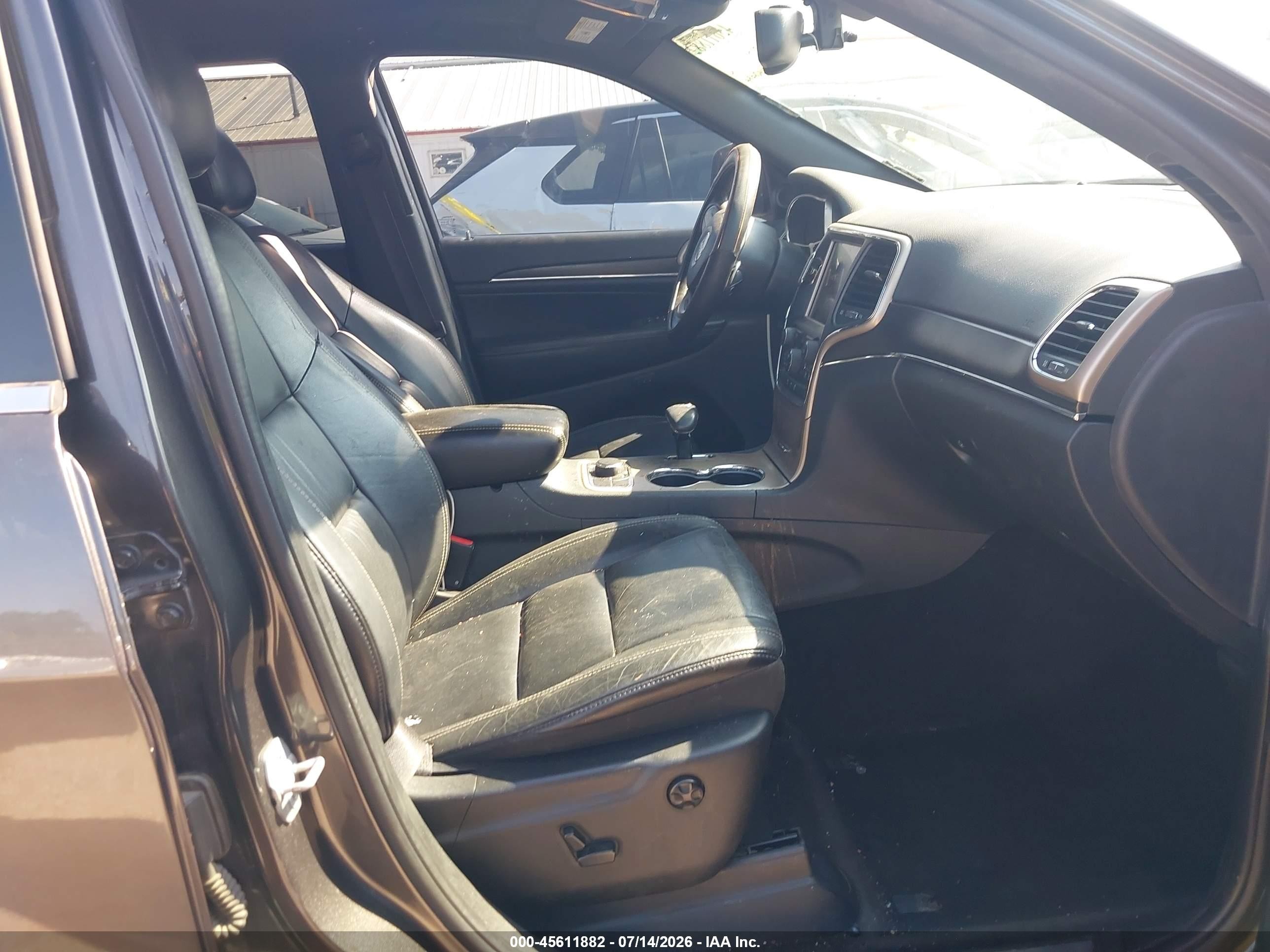 2015 Jeep Grand Cherokee Limited Серый vin: 1C4RJFBG1FC913407