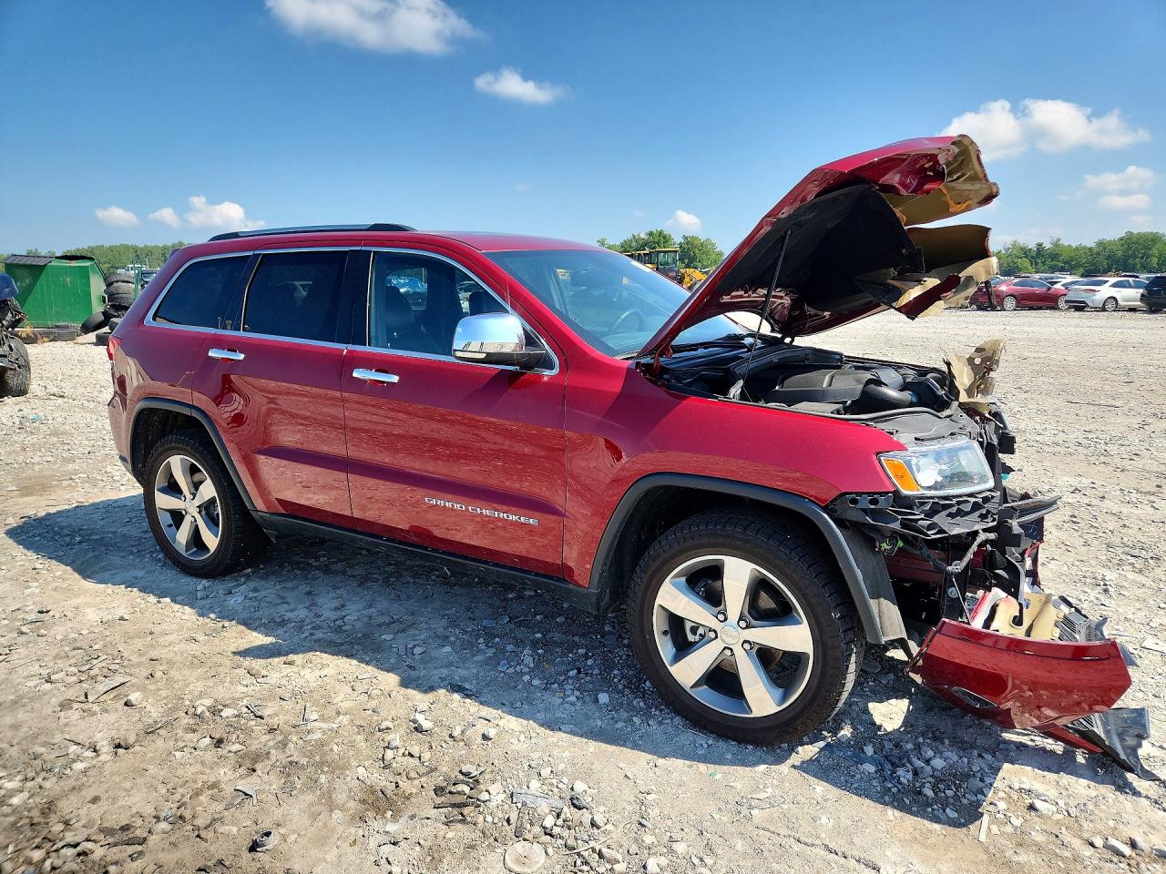2015 Jeep Grand Cherokee Limited Red vin: 1C4RJFBG1FC949923