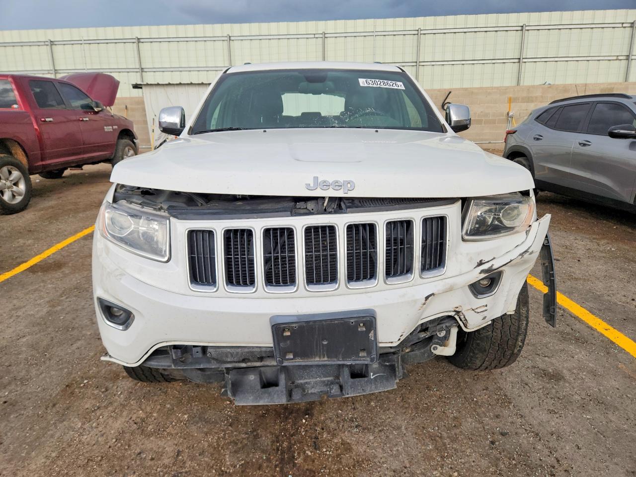 2016 Jeep Grand Cherokee Limited White vin: 1C4RJFBG1GC307686