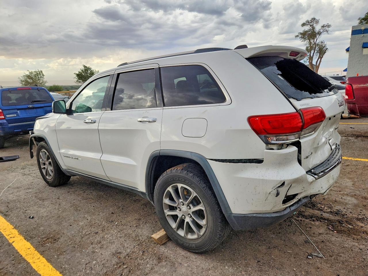 2016 Jeep Grand Cherokee Limited White vin: 1C4RJFBG1GC307686