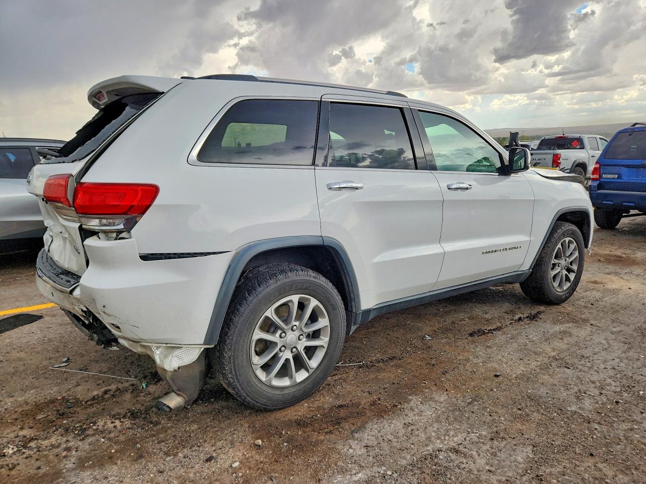 2016 Jeep Grand Cherokee Limited White vin: 1C4RJFBG1GC307686